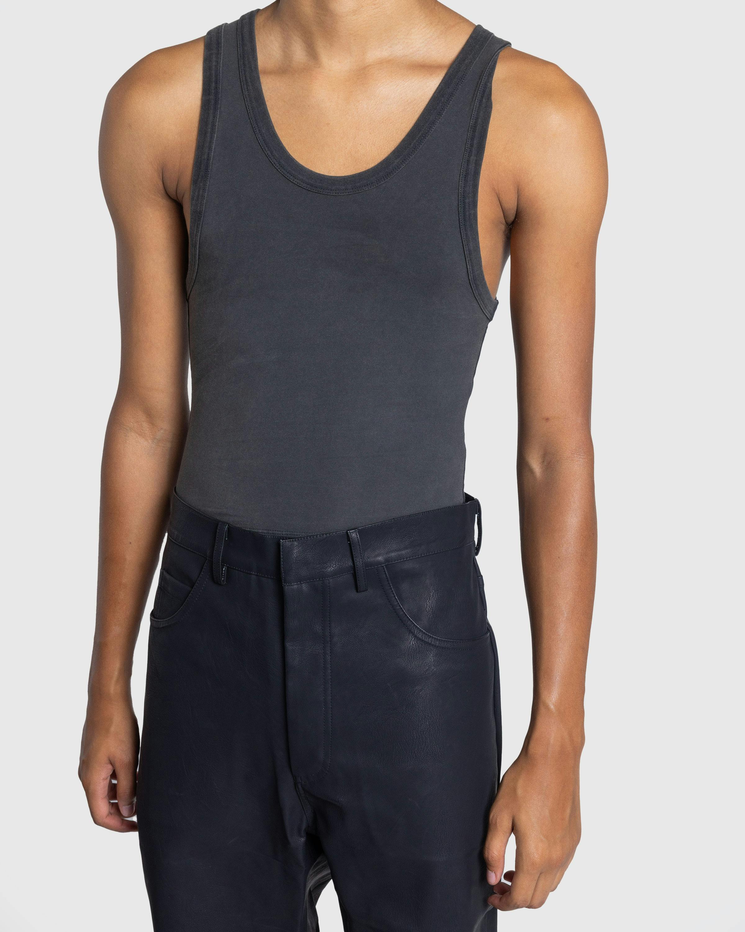 Entire Studios – Cropped Tank Washed Black - Tank Tops - Black - Image 4