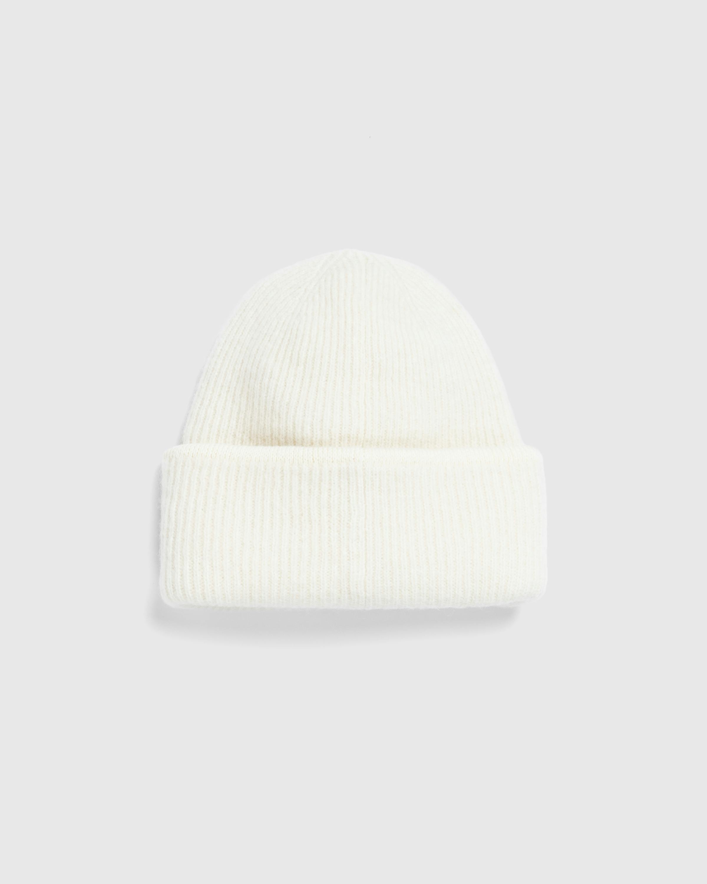 JACQUEMUS – Le Bonnet Grosgrain Off-White - Beanies - White - Image 3