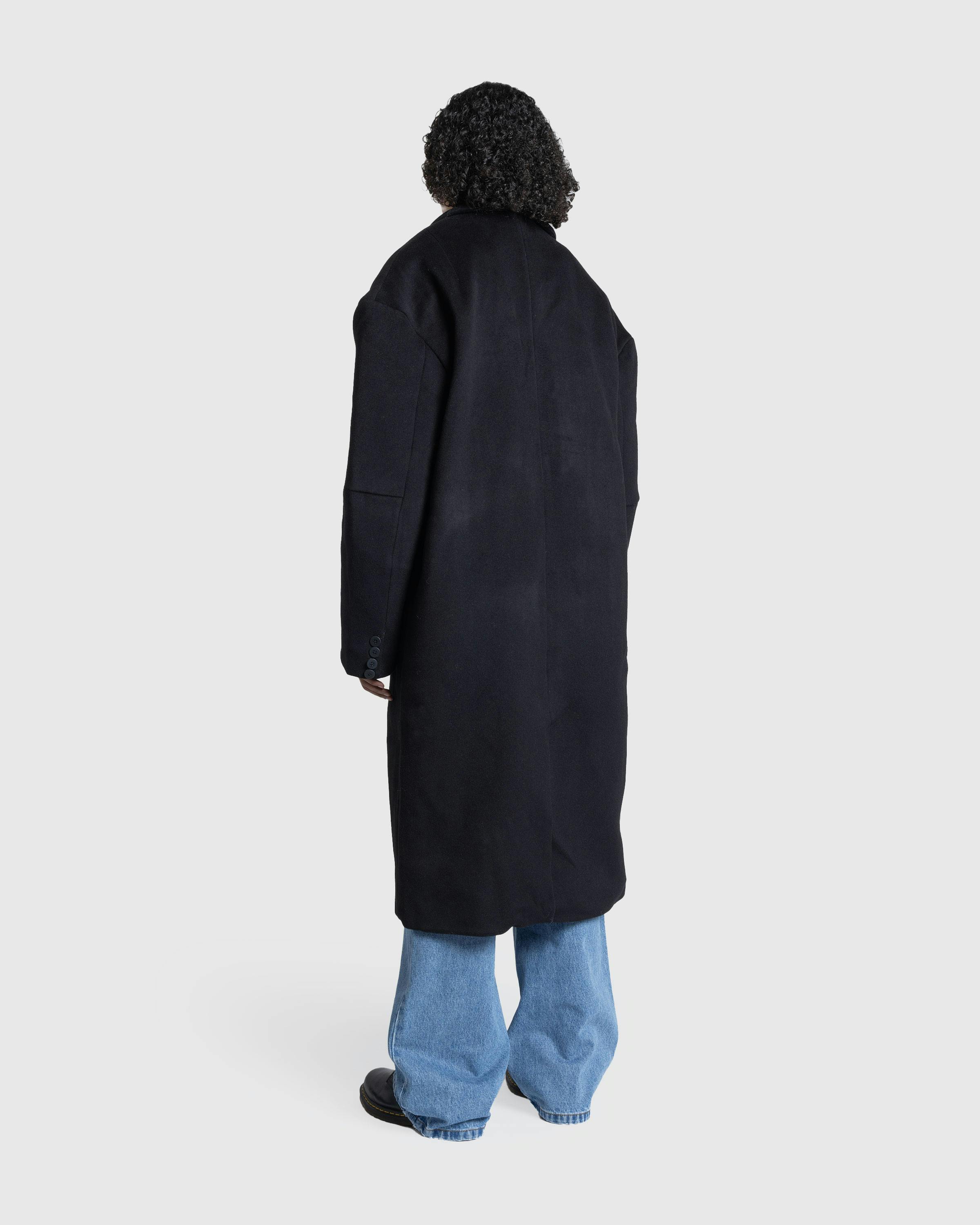 Entire Studios – Basilica Coat Opal - Trench Coats - Black - Image 3