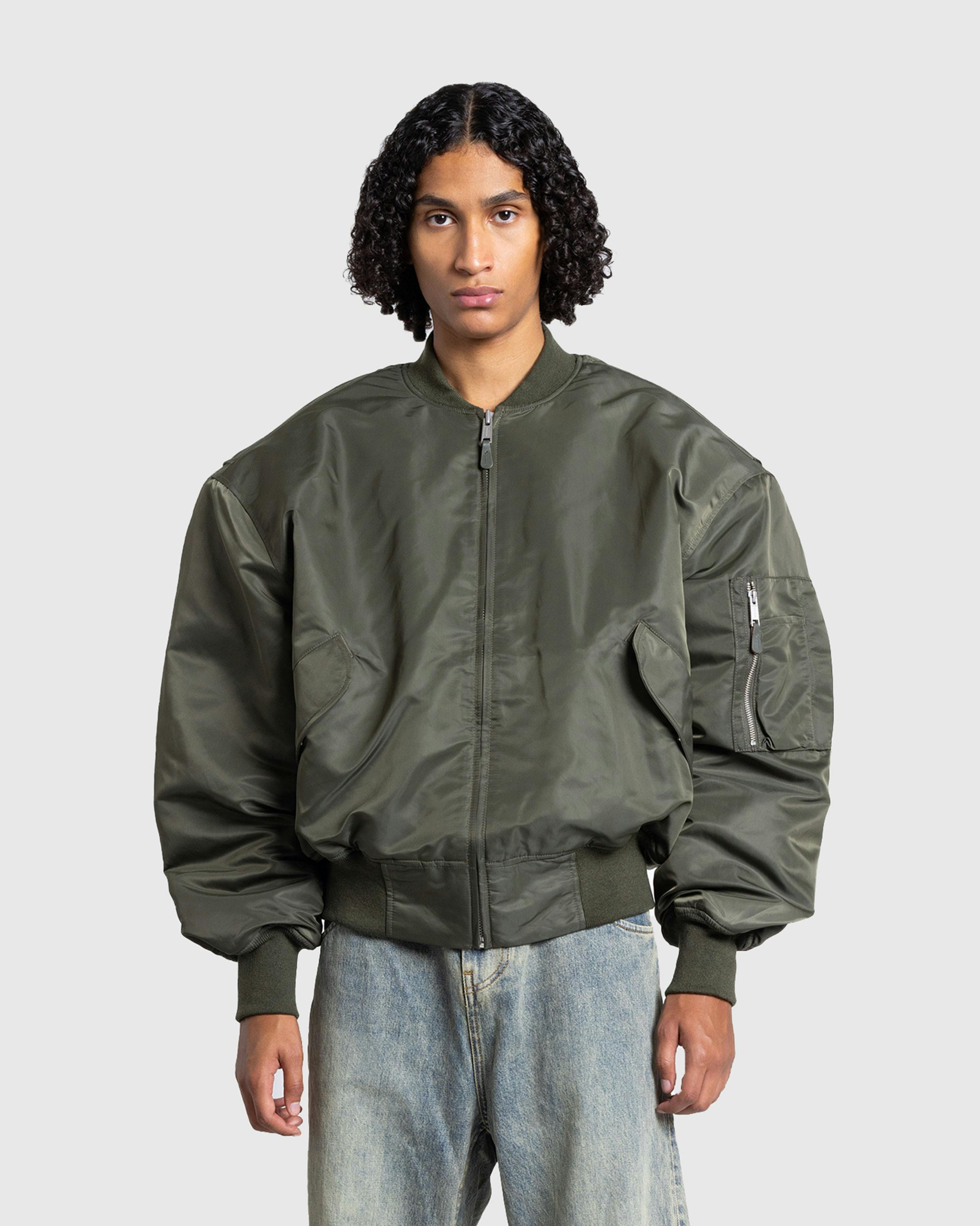 Entire Studios – Broad Bomber Khaki - Bomber Jackets - Green - Image 2