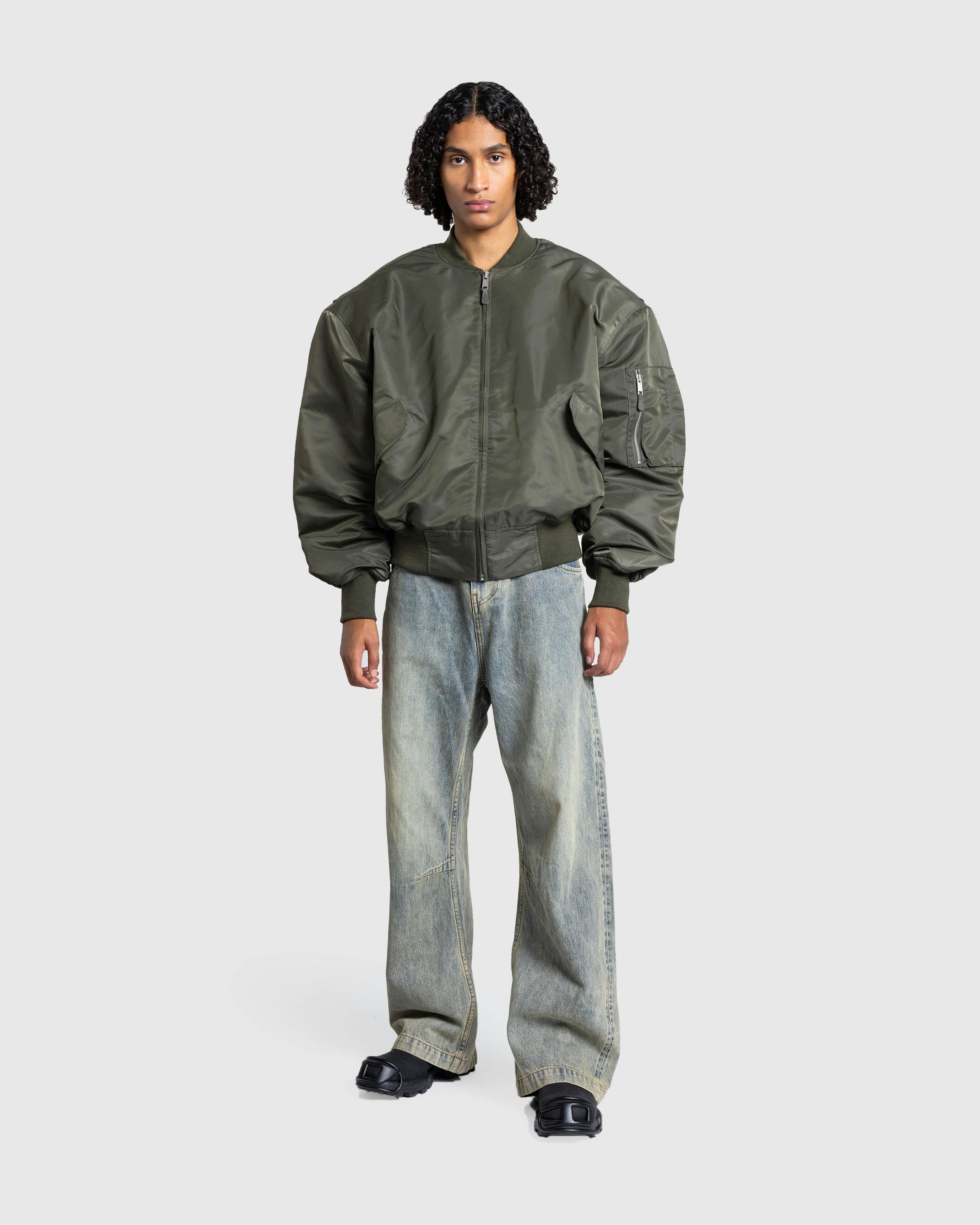 Entire Studios – Broad Bomber Khaki - Bomber Jackets - Green - Image 3