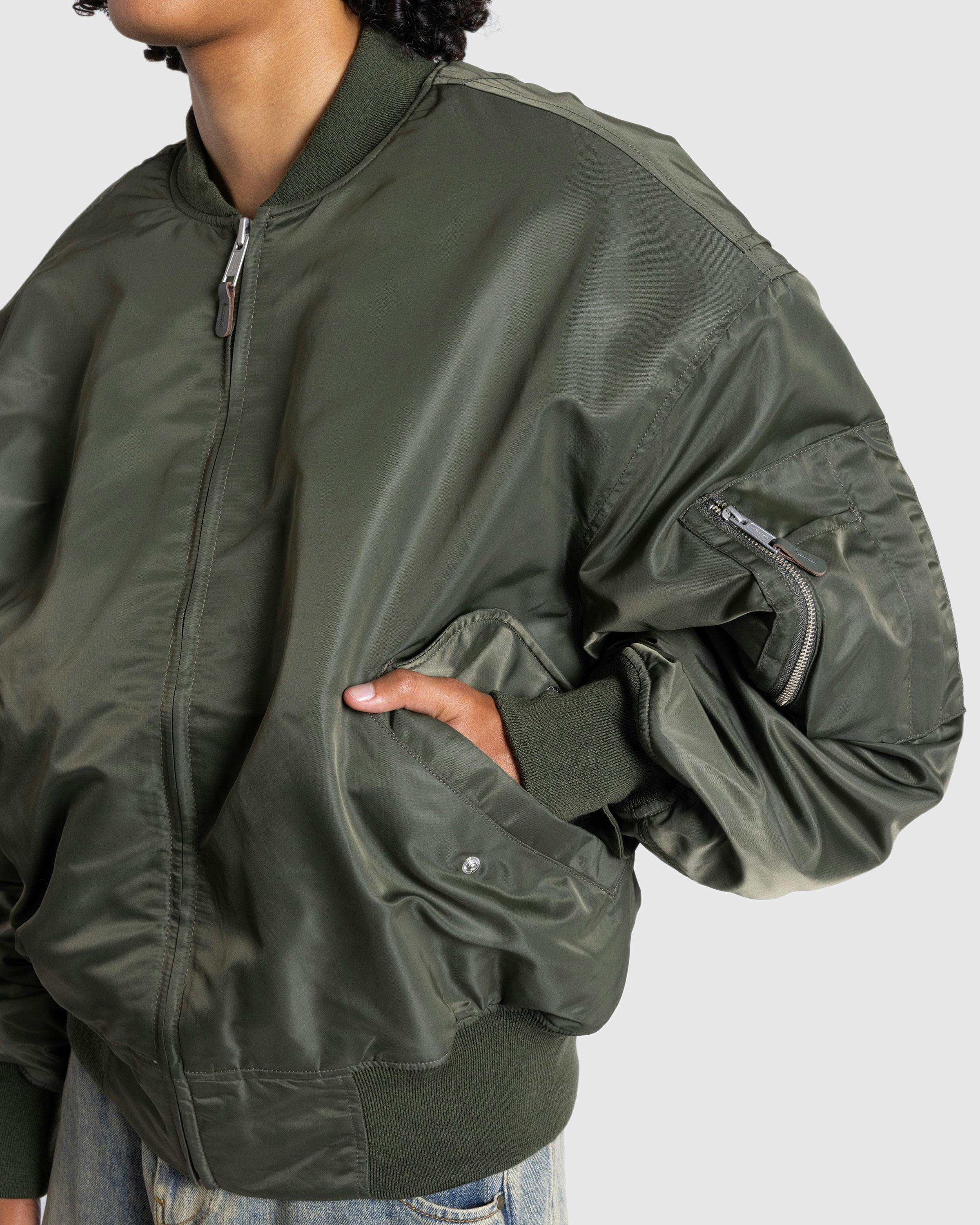 Entire Studios – Broad Bomber Khaki - Bomber Jackets - Green - Image 4