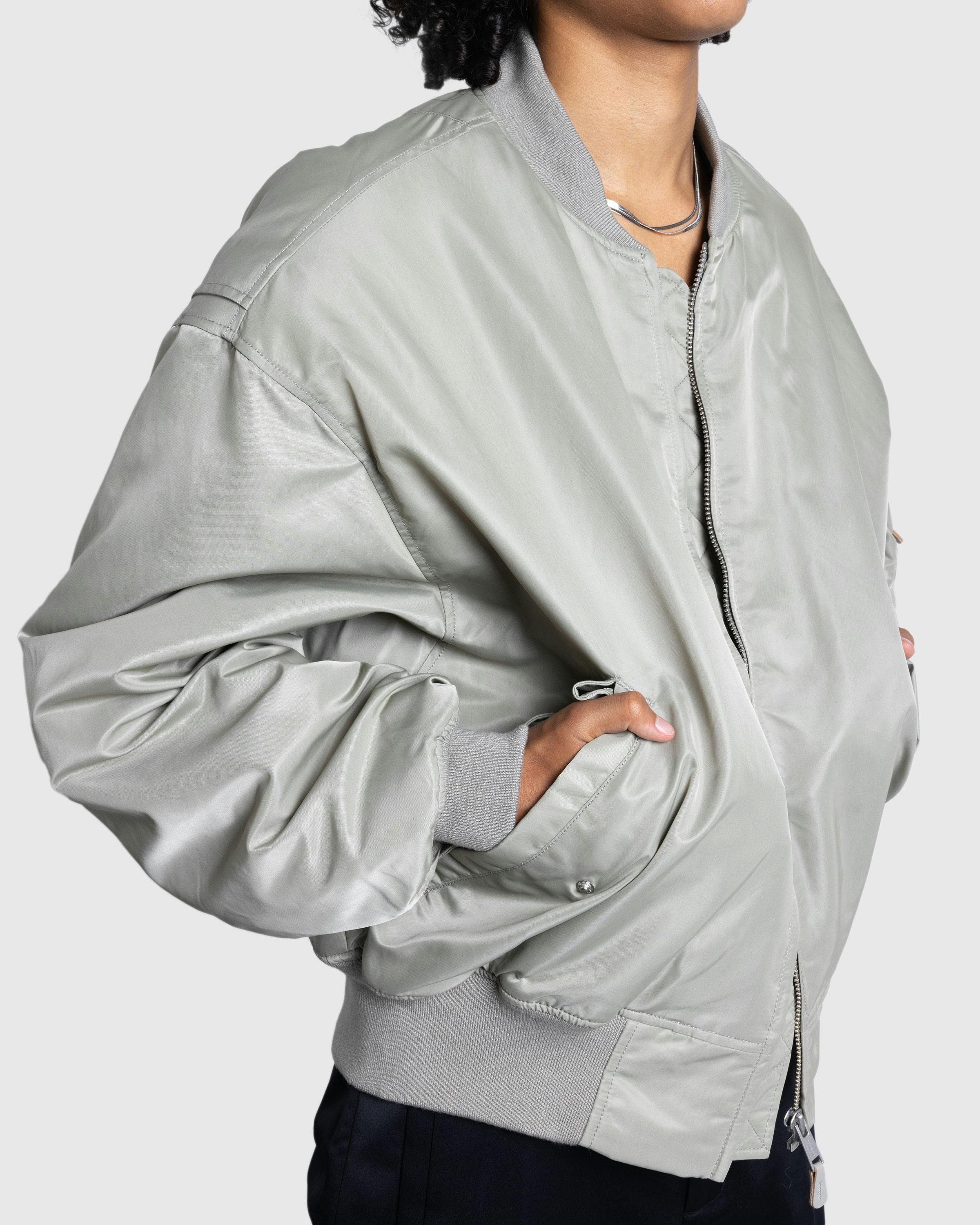 Entire Studios – Broad Bomber Grey - Bomber Jackets - Grey - Image 4