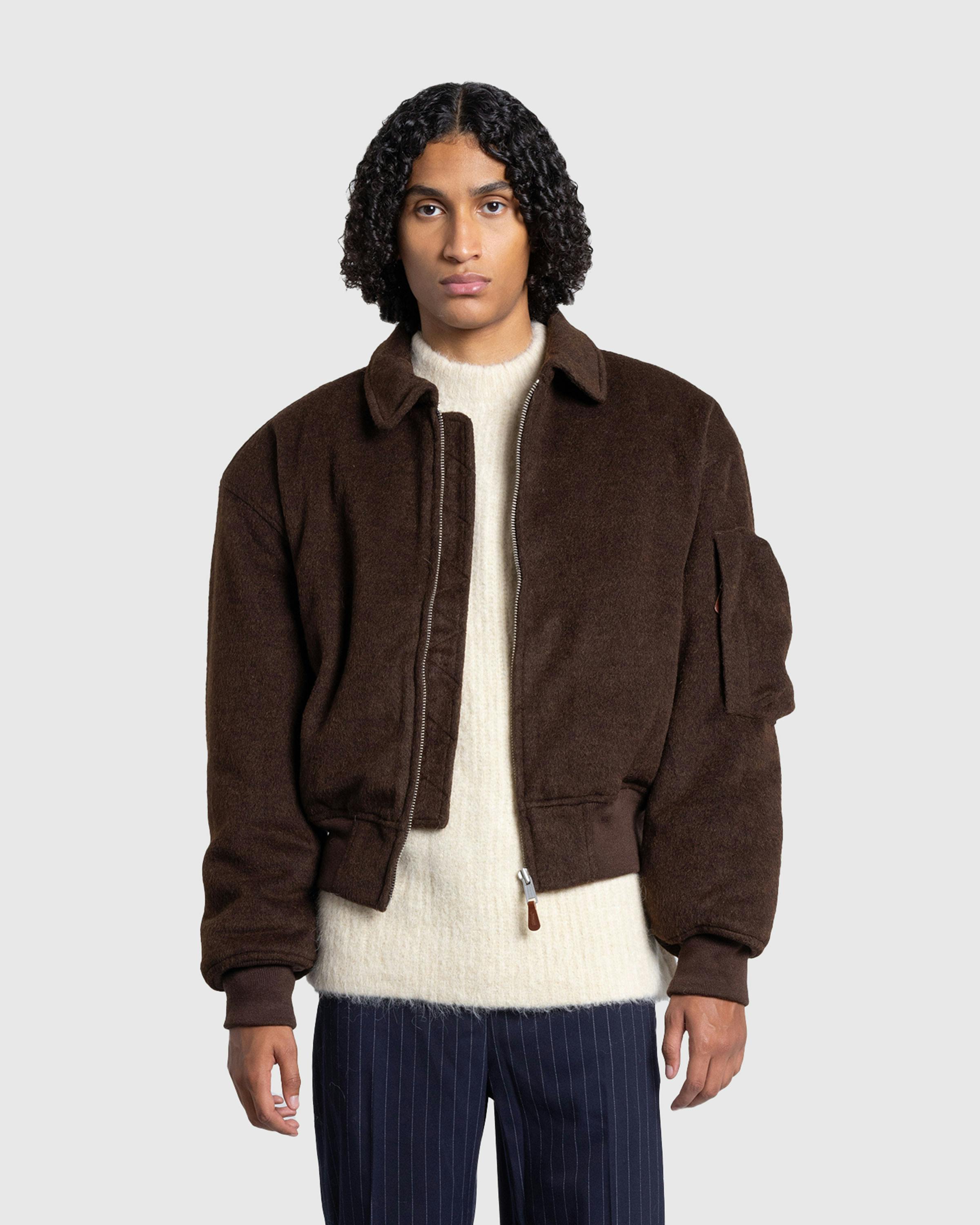 Entire Studios – Duke Bomber Bourbon - Bomber Jackets - Brown - Image 2