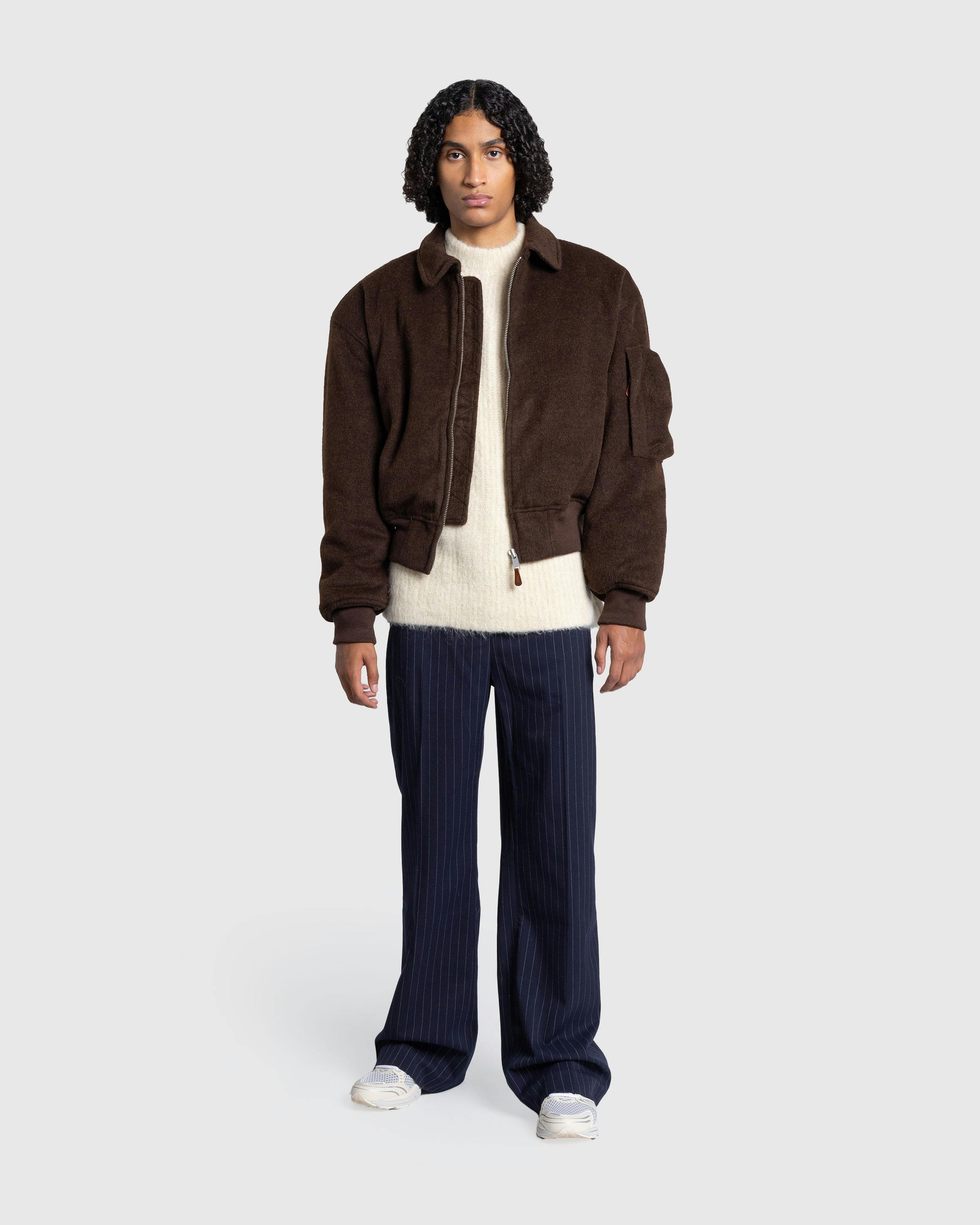 Entire Studios – Duke Bomber Bourbon - Bomber Jackets - Brown - Image 3