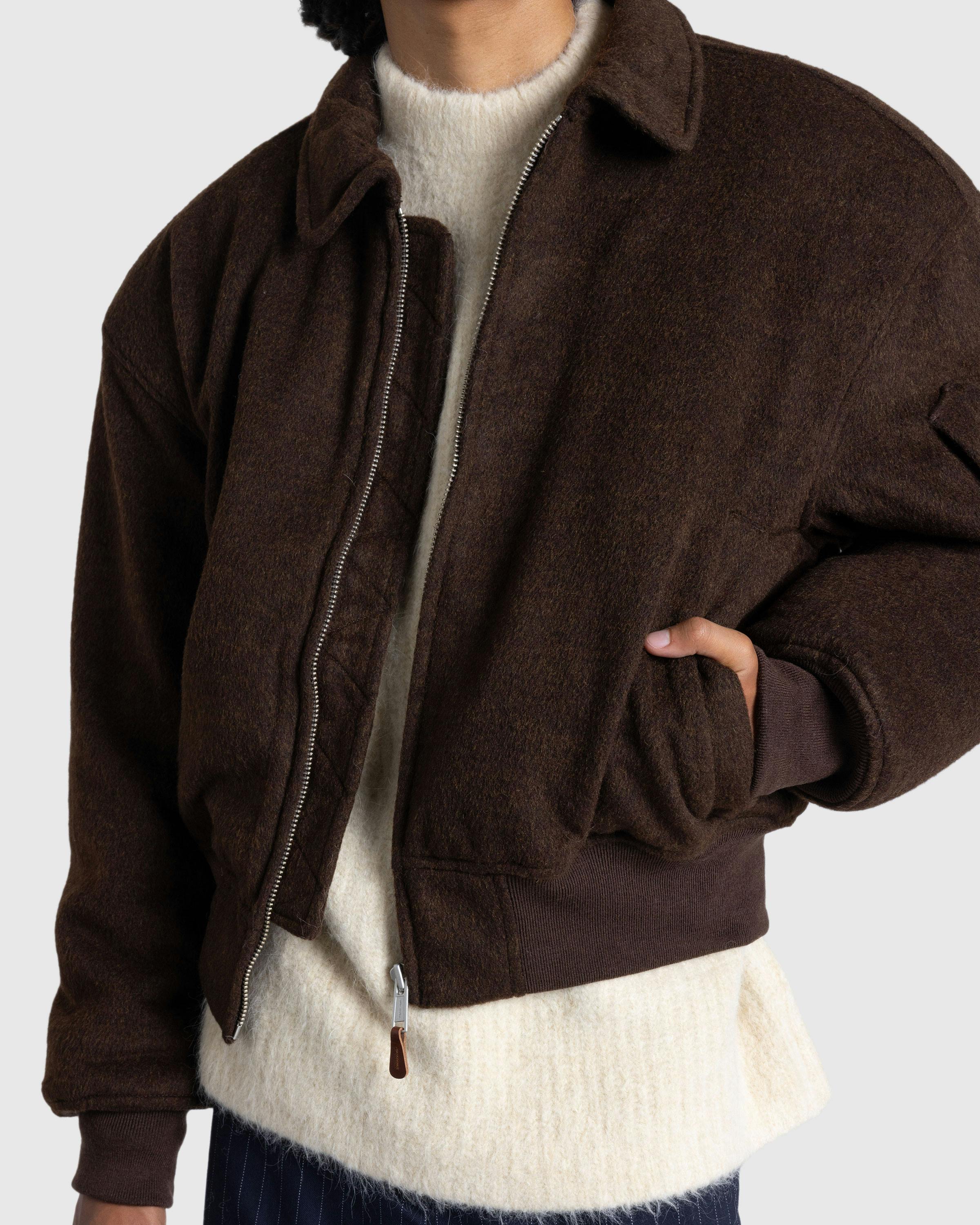 Entire Studios – Duke Bomber Bourbon - Bomber Jackets - Brown - Image 4