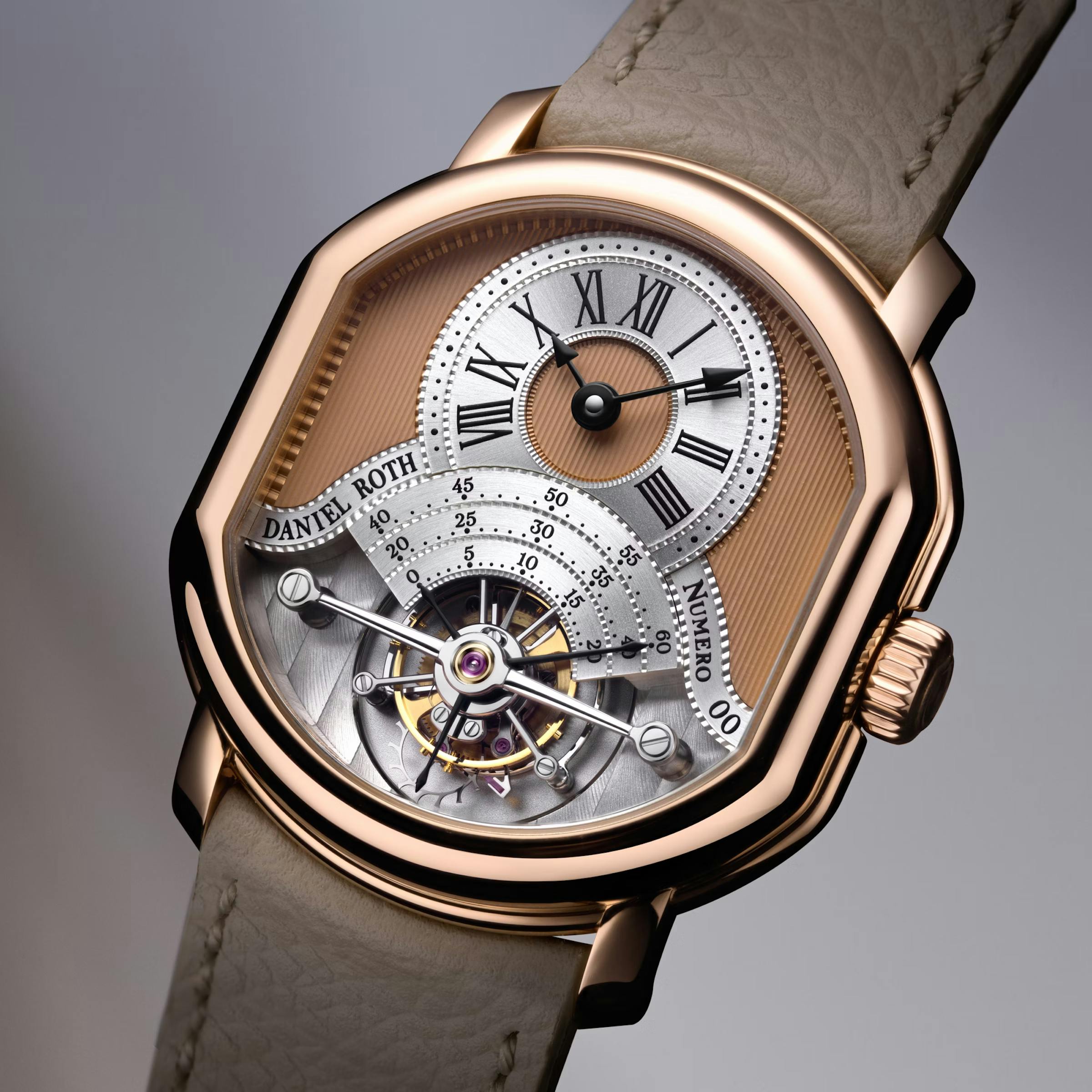 Daniel Rose Gold Tourbillion watch 2024