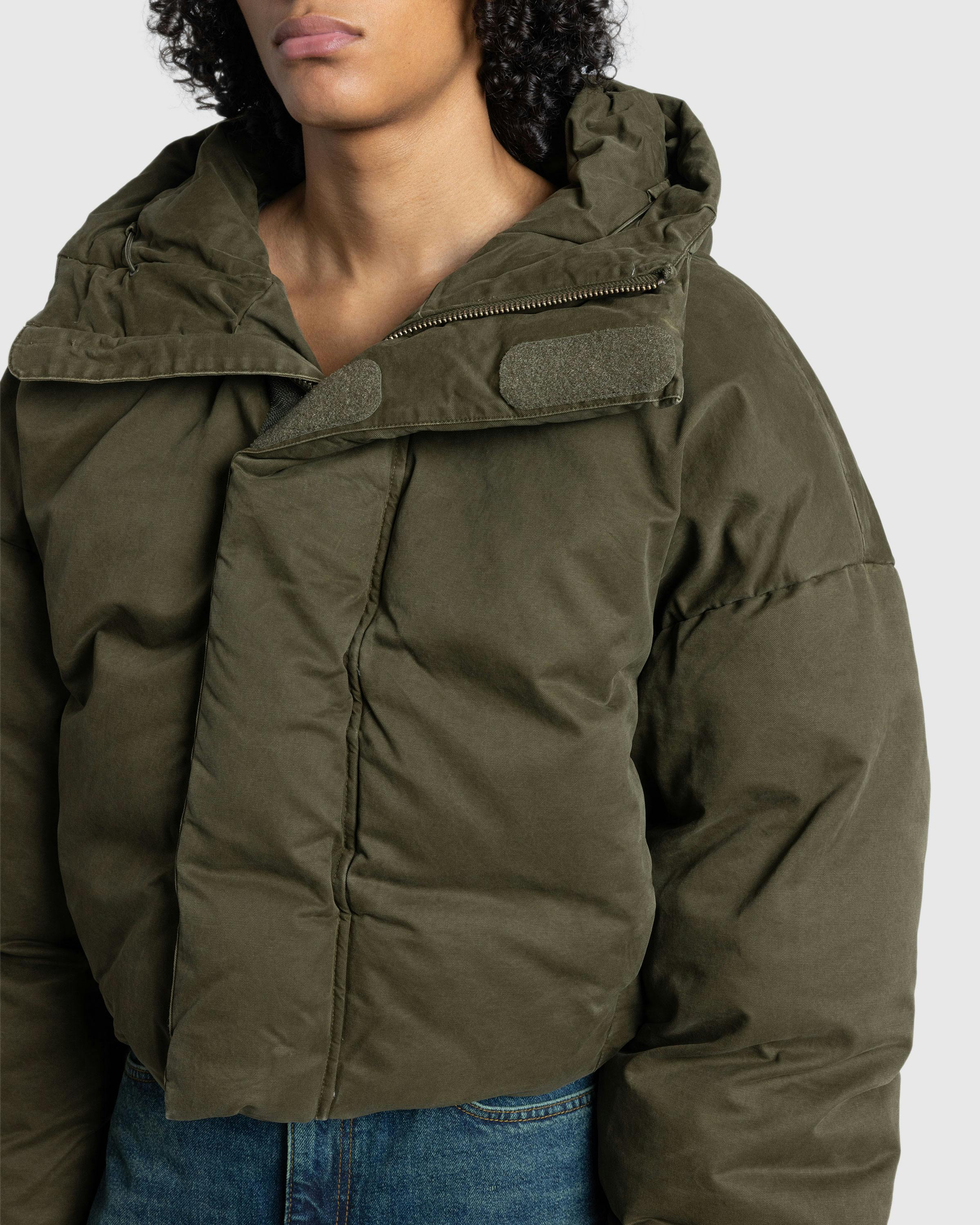 Entire Studios – MML Hooded Puffer Cotton Hunter - Down Jackets - Green - Image 4