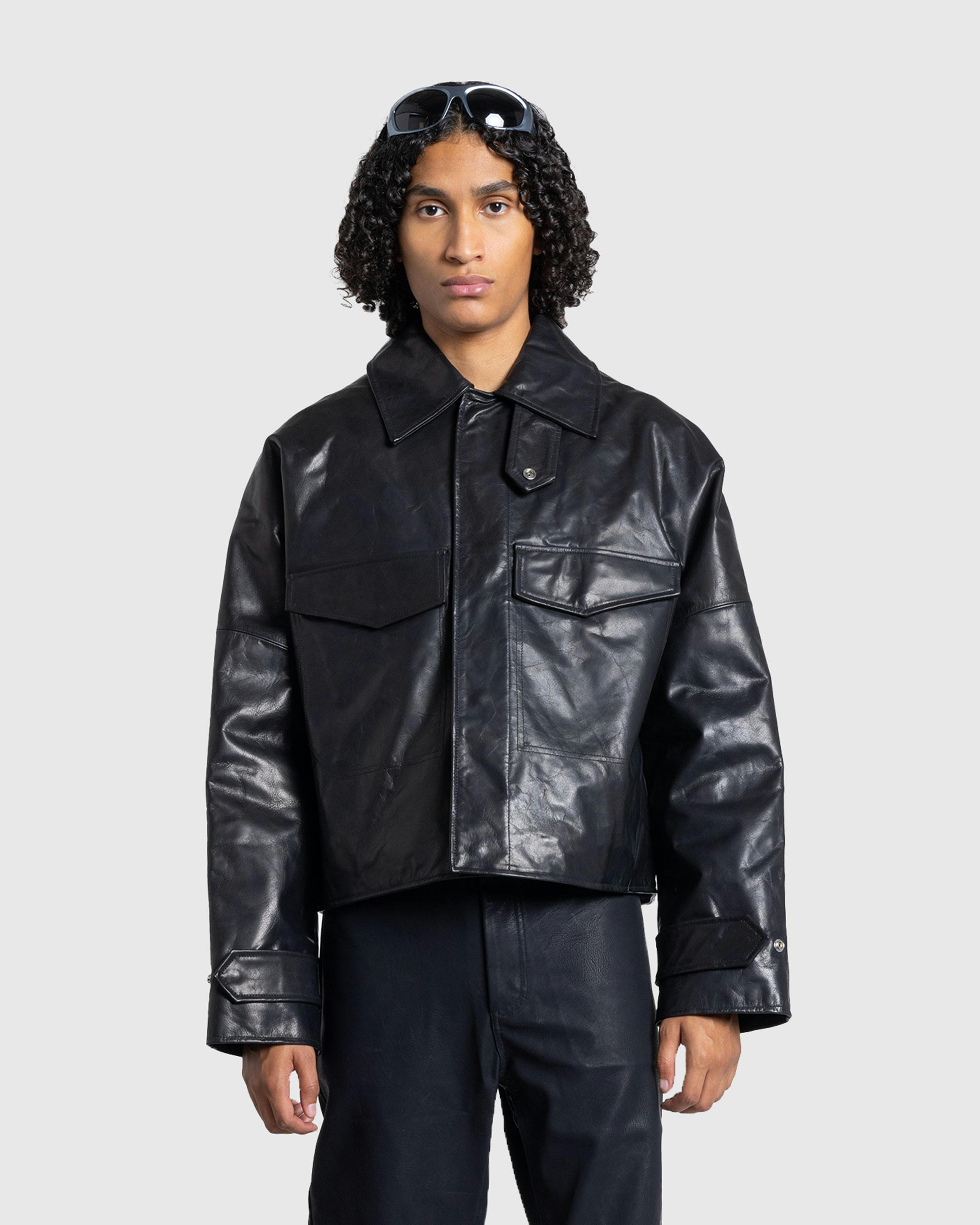 Entire Studios – Cache Leather Jacket Black - Leather Jackets - Black - Image 2