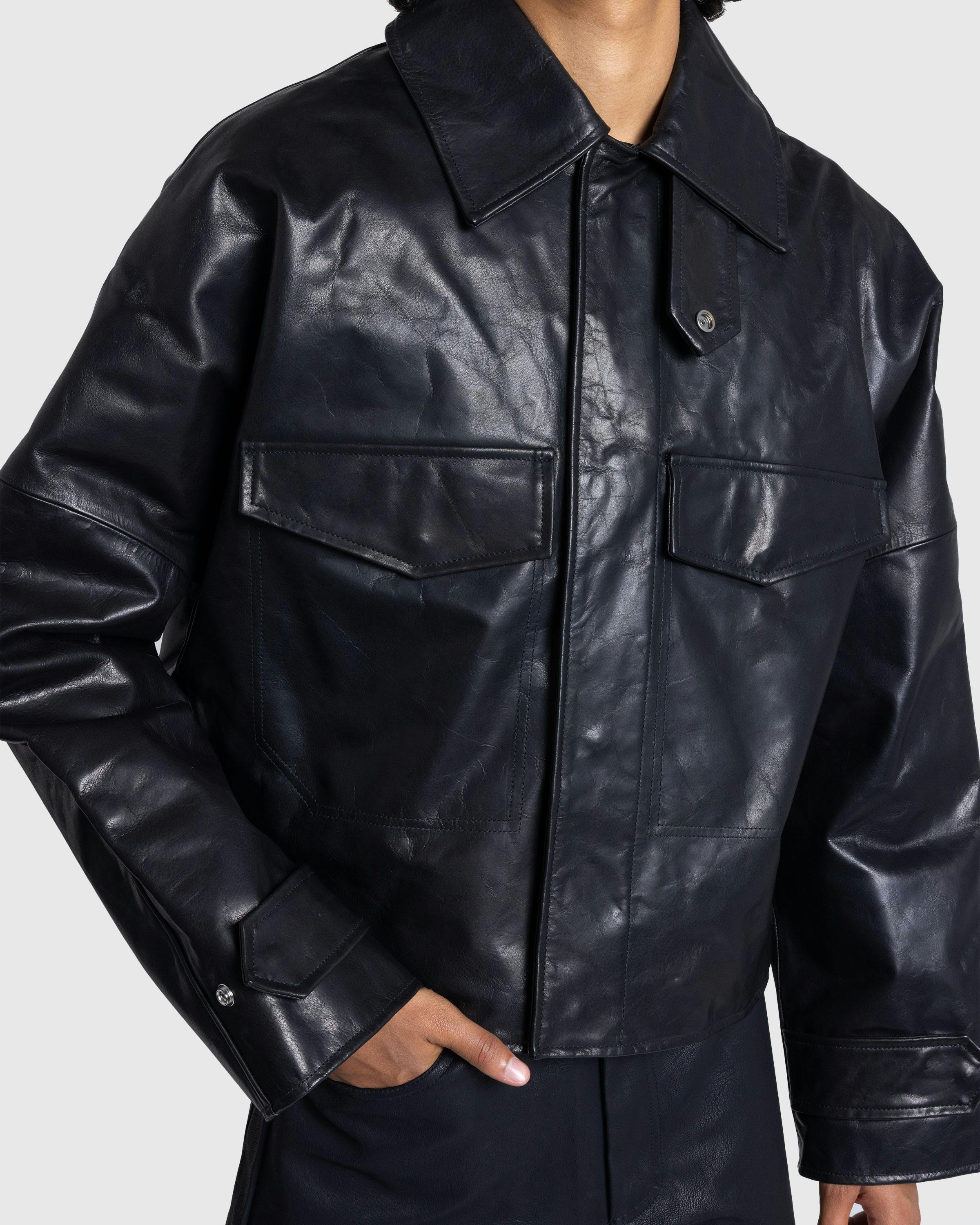 Entire Studios – Cache Leather Jacket Black - Leather Jackets - Black - Image 4