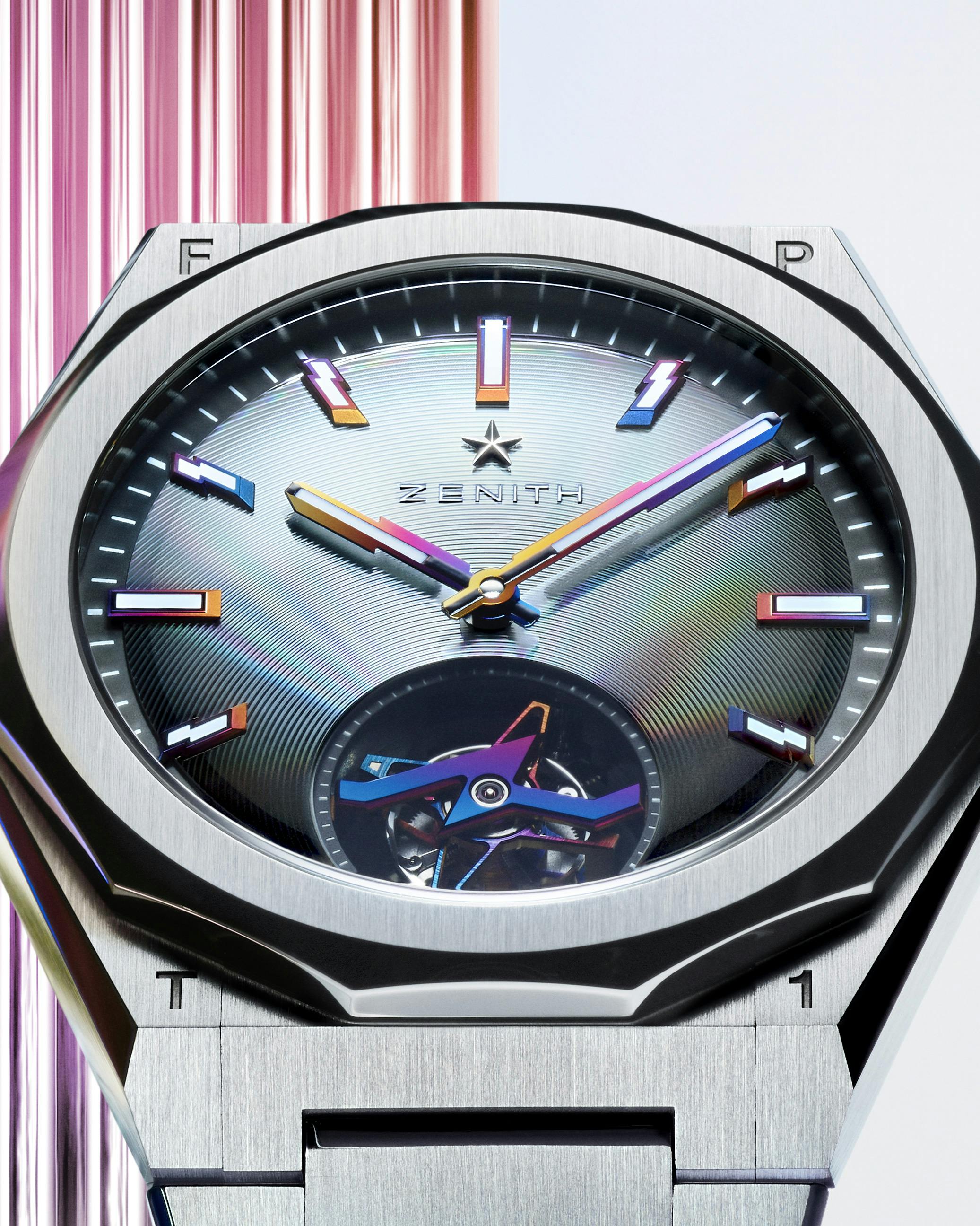 Zenith's New Defy Skyline Tourbillon Collab with Felipe Pantone