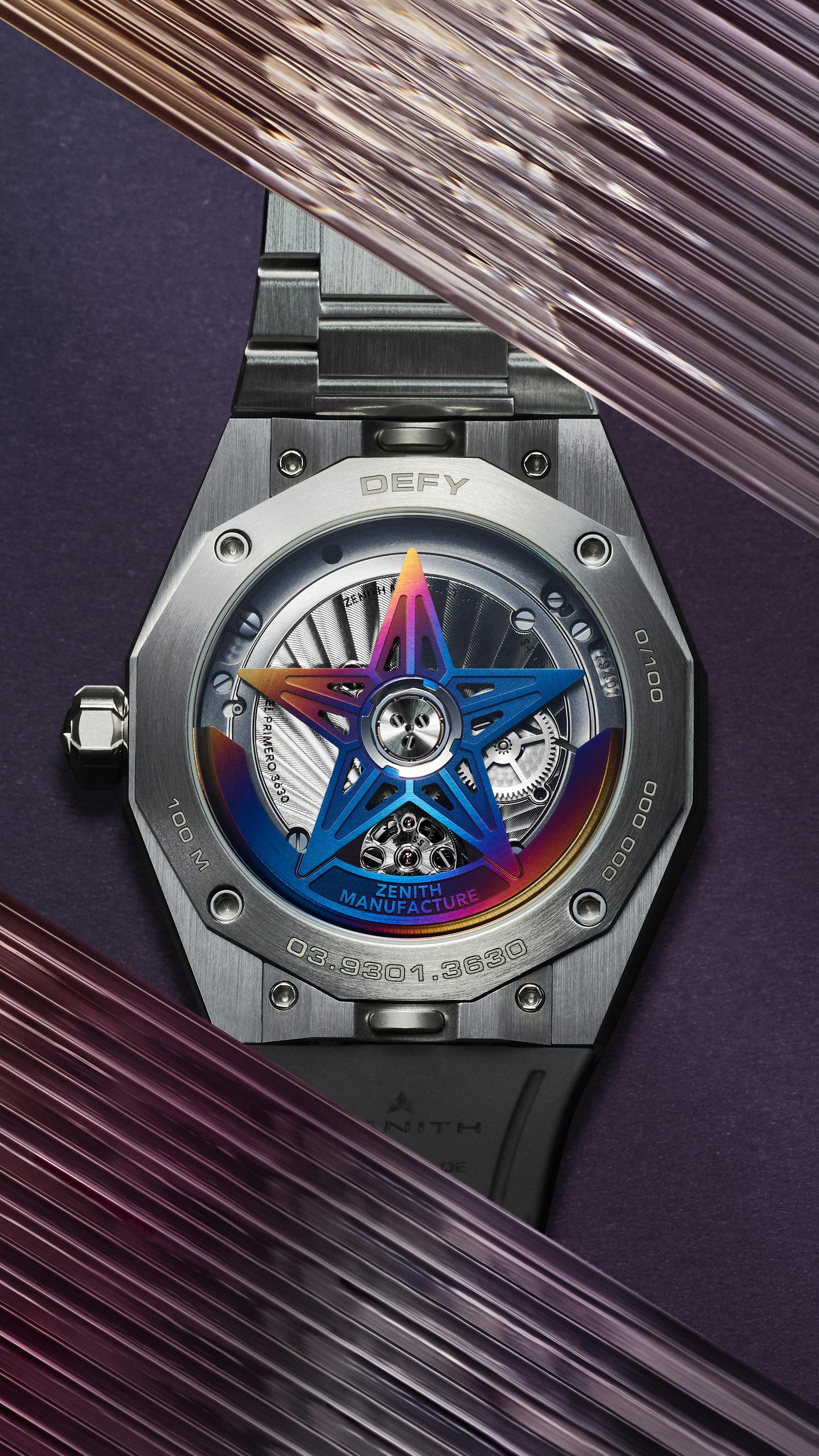 Zenith's New Defy Skyline Tourbillon Collab with Felipe Pantone