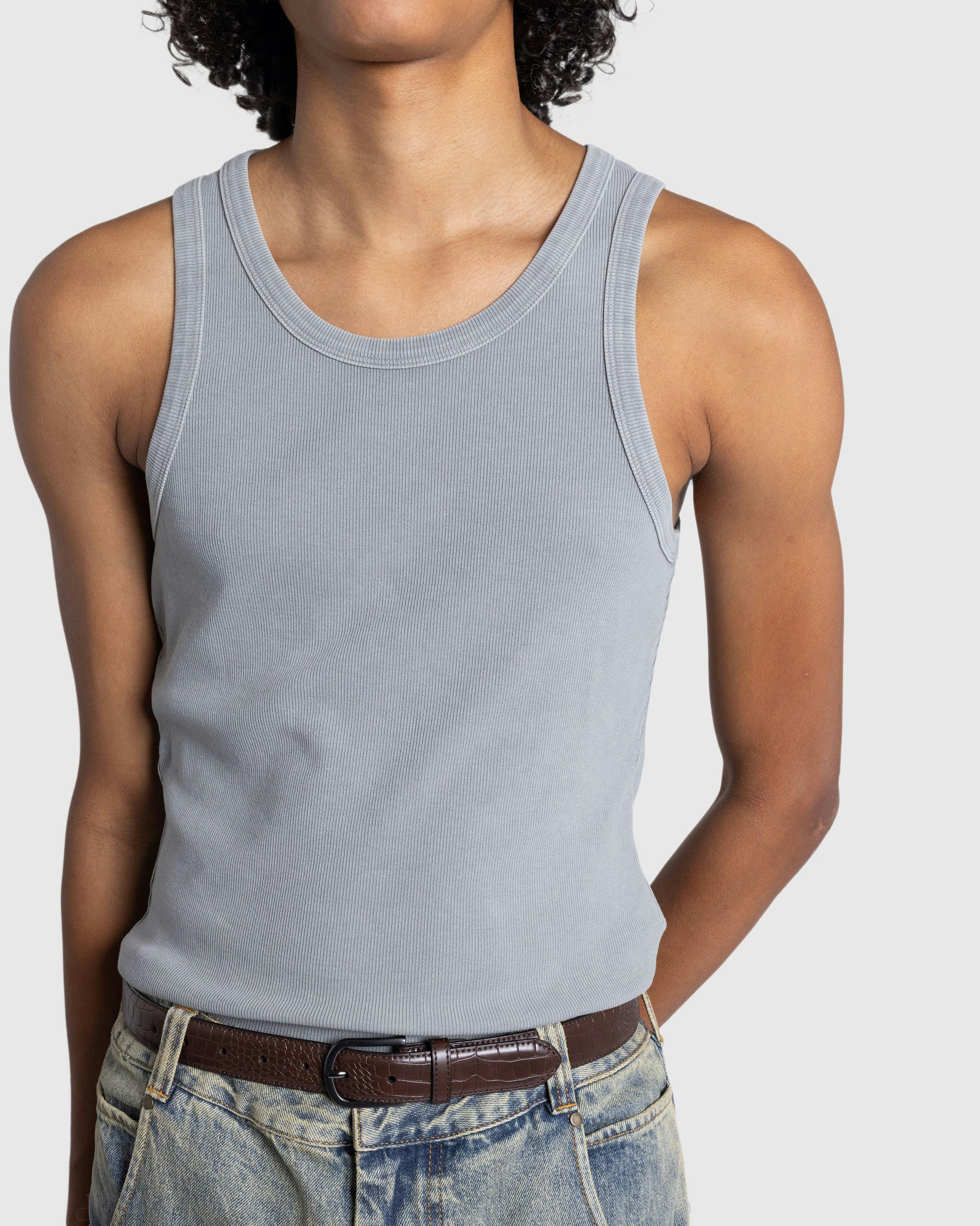 Entire Studios – Rib Tank Rhino - Tank Tops - Grey - Image 4