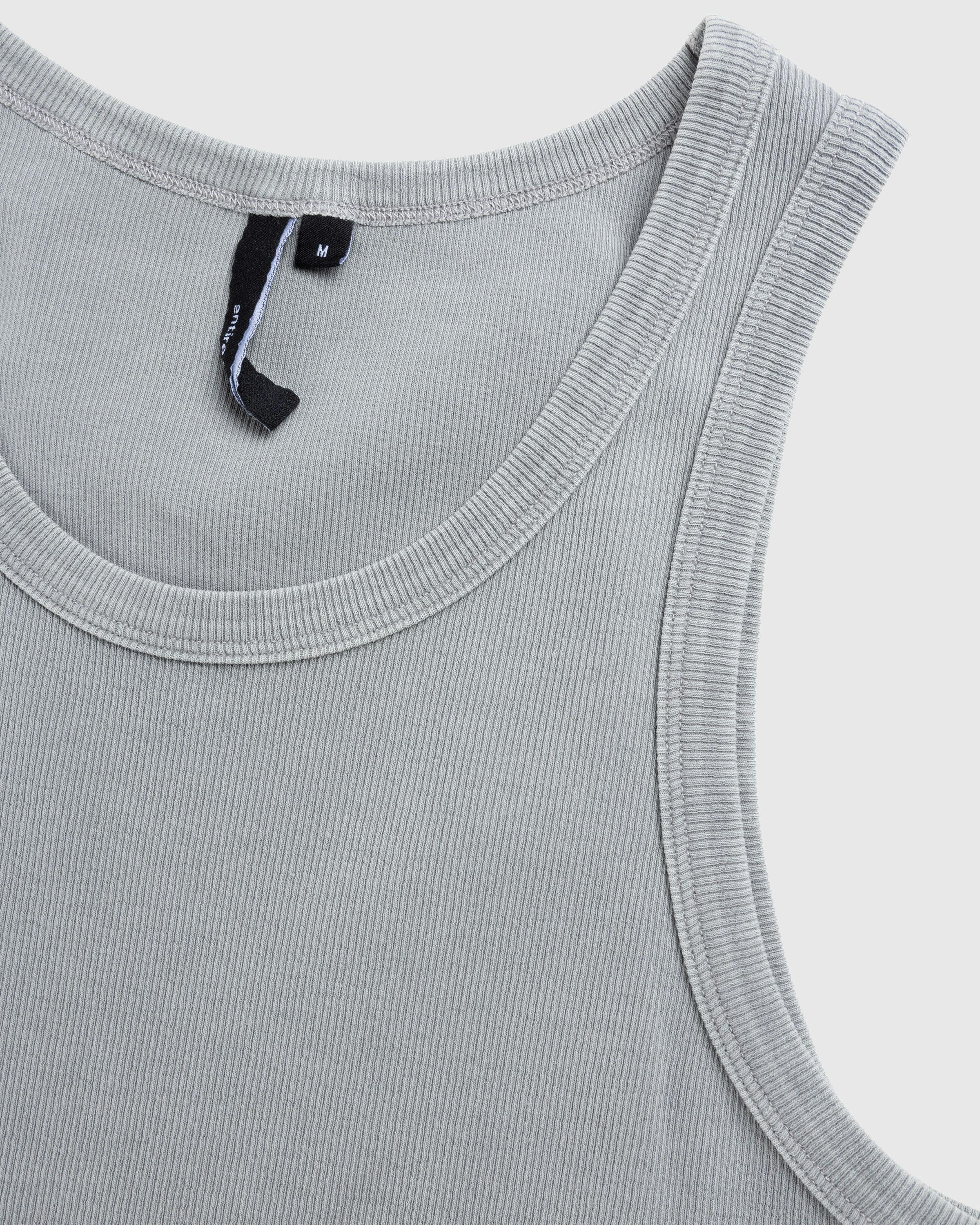 Entire Studios – Rib Tank Rhino - Tank Tops - Grey - Image 7