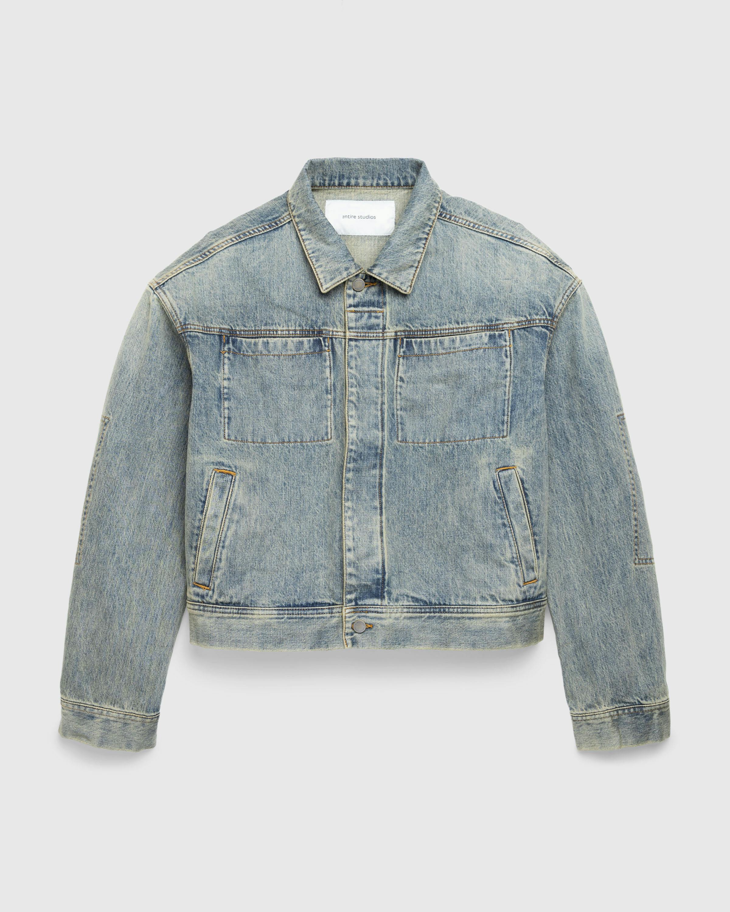 Gem Denim Jacket Surface Wave - Denim Jackets - Blue - Image 1