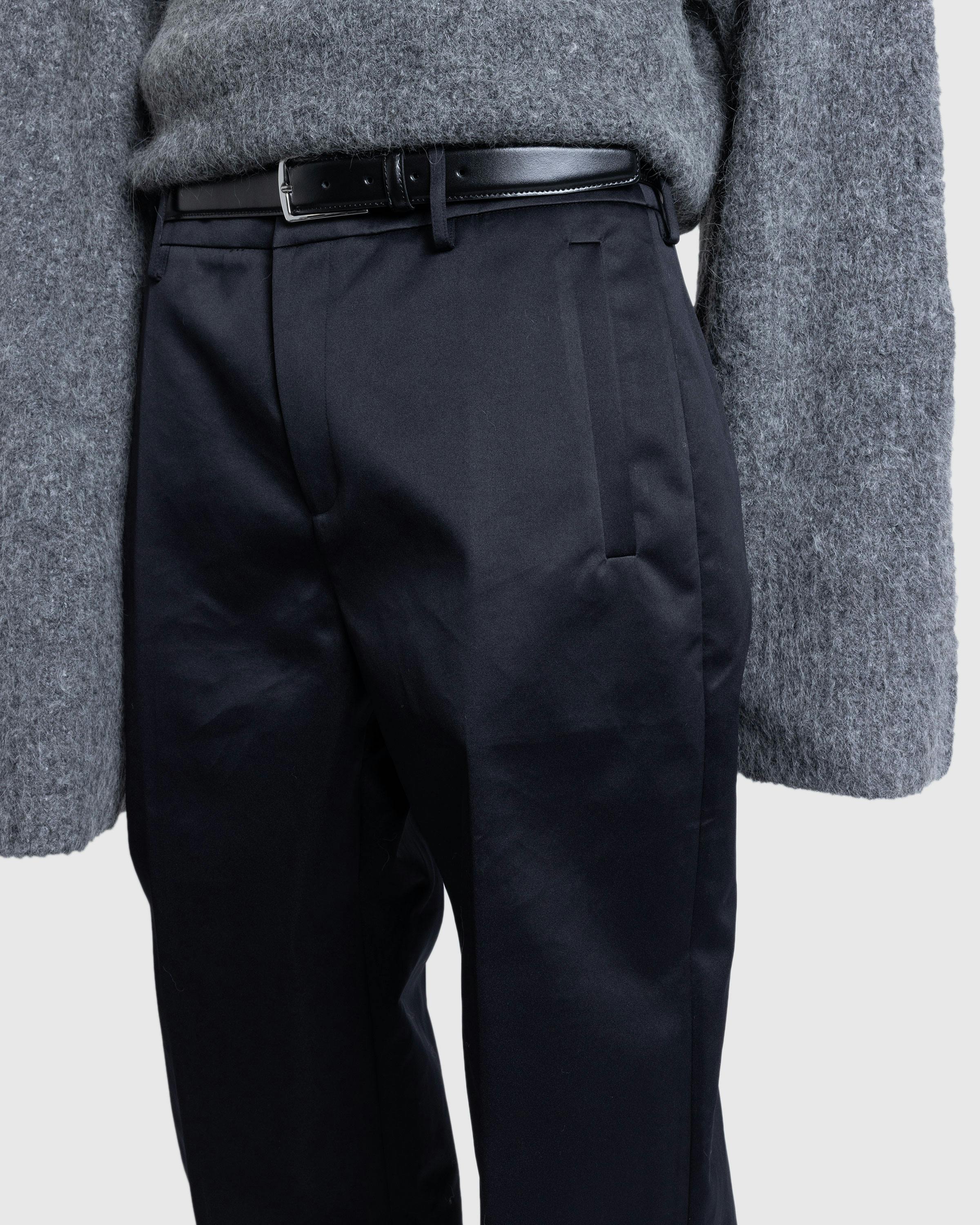 Entire Studios – Father Suiting Pant Black Sateen - Trousers - Black - Image 4