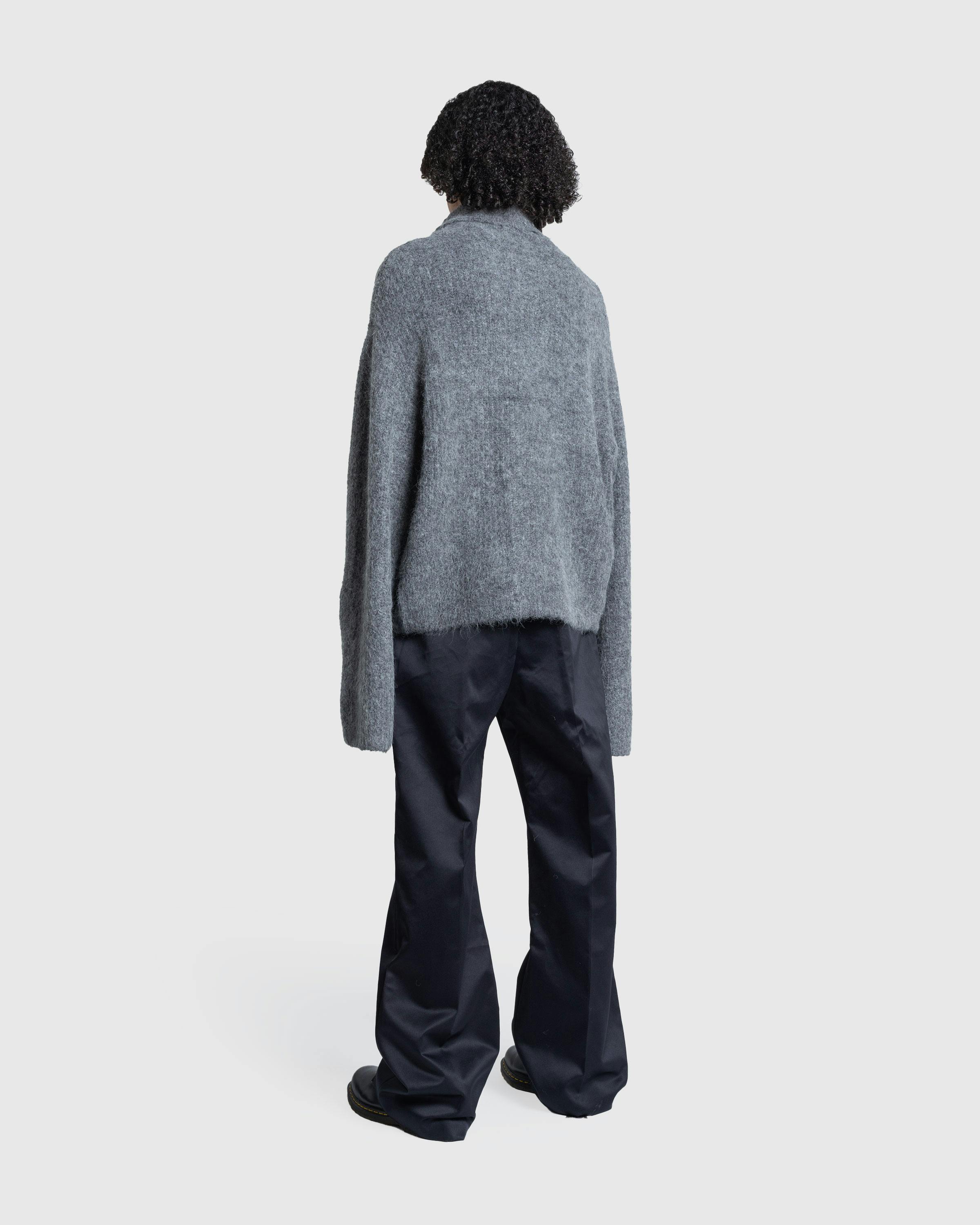 Entire Studios – Lute Knit Sweater Smoke - Crewnecks - Grey - Image 6