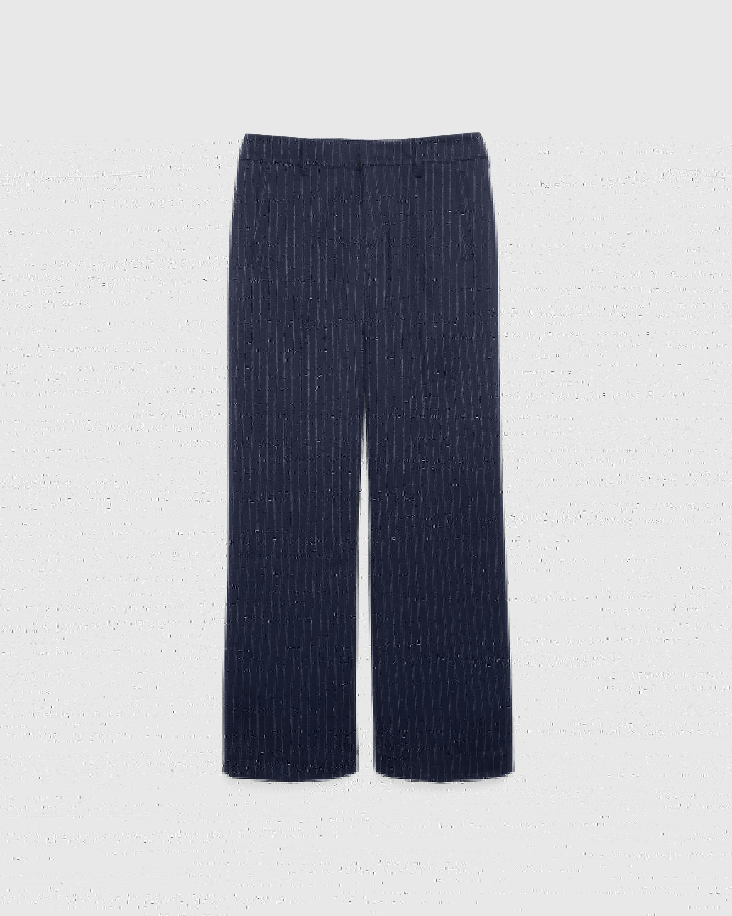 Entire Studios – Father Suiting Pant Navy Pinstripe - Suit Pants - Blue - Image 1