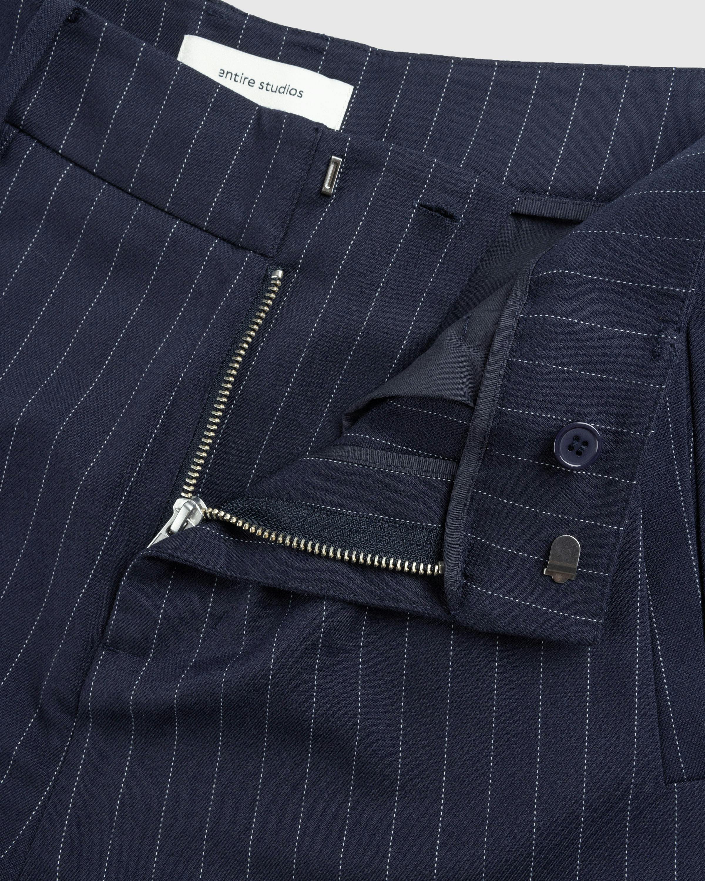 Entire Studios – Father Suiting Pant Navy Pinstripe - Suit Pants - Blue - Image 5