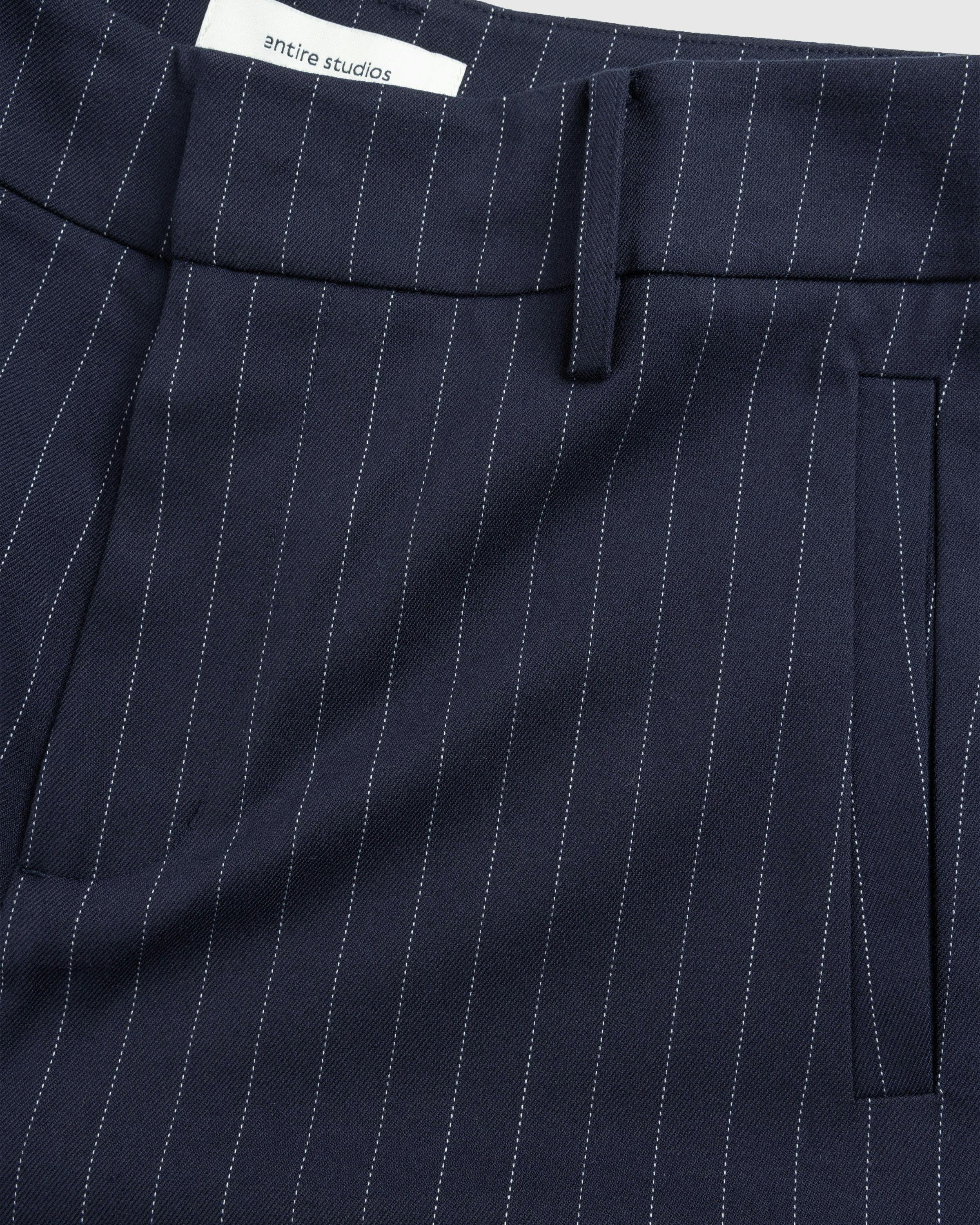 Entire Studios – Father Suiting Pant Navy Pinstripe - Suit Pants - Blue - Image 8