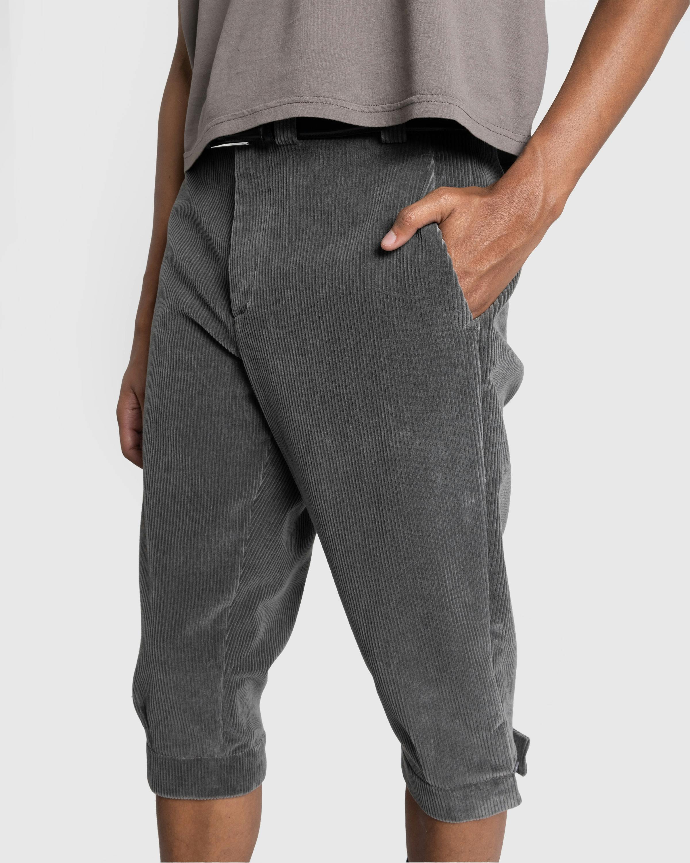 Rier – Castlerock Corduroy Knickerbocker Grey - Trousers - Grey - Image 4