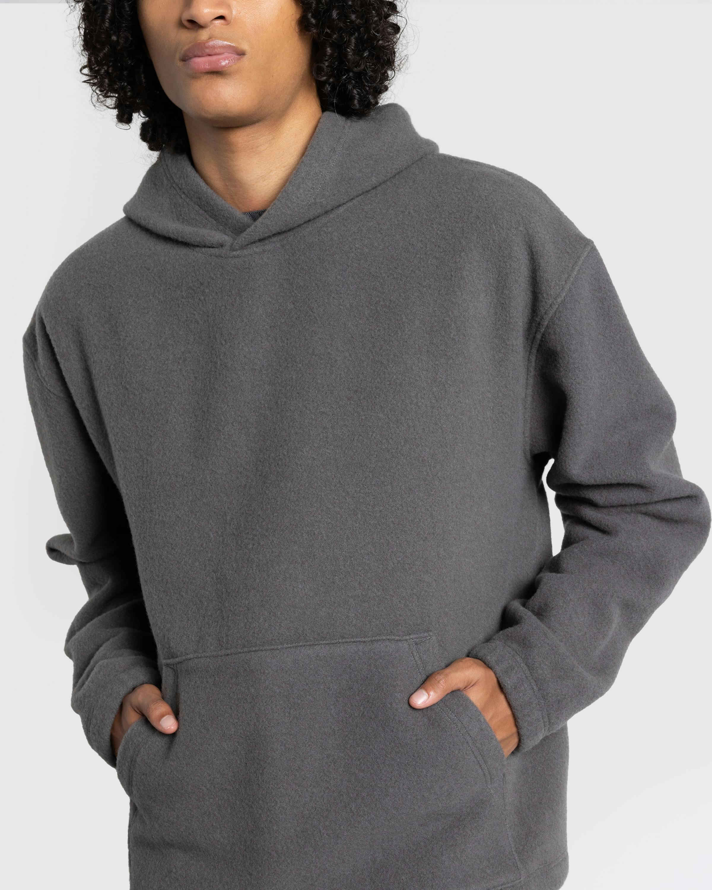 Rier – Natural Fleece Hoodie Castlerock Grey - Hoodies - Grey - Image 4