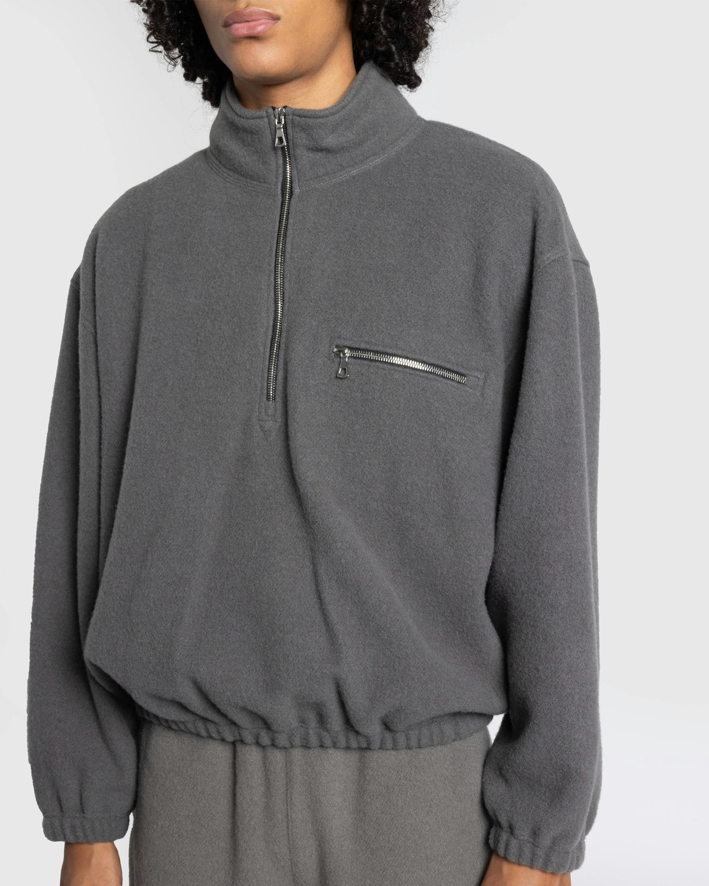 Rier – Natural Fleece Castlerock Grey - Fleece Jackets - Grey - Image 4