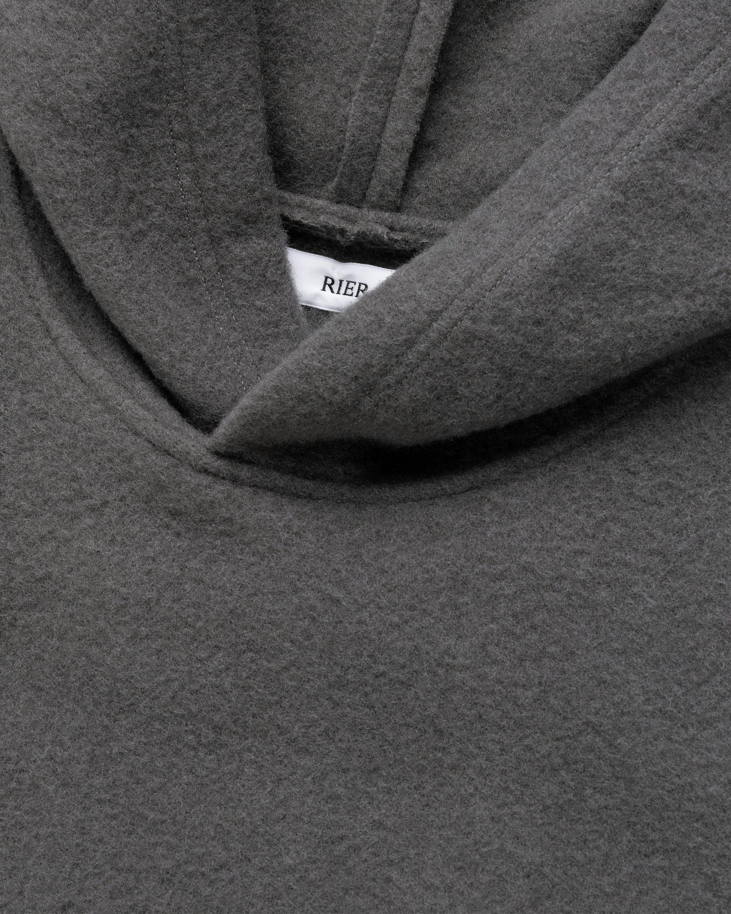 Rier – Natural Fleece Hoodie Castlerock Grey - Hoodies - Grey - Image 5