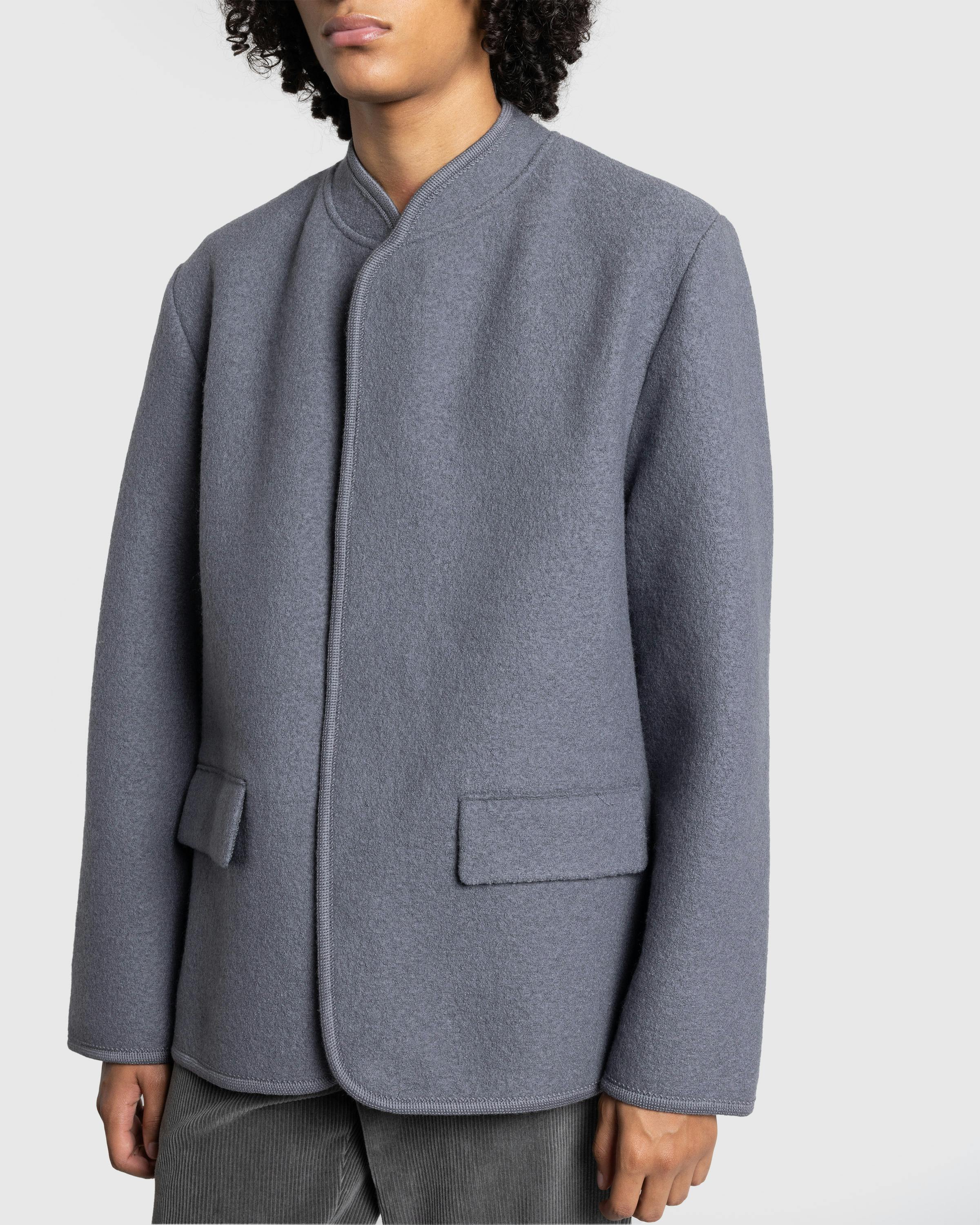 Rier – Walker Compact City Jacket Castlerock Felted Grey - Jackets - Grey - Image 4