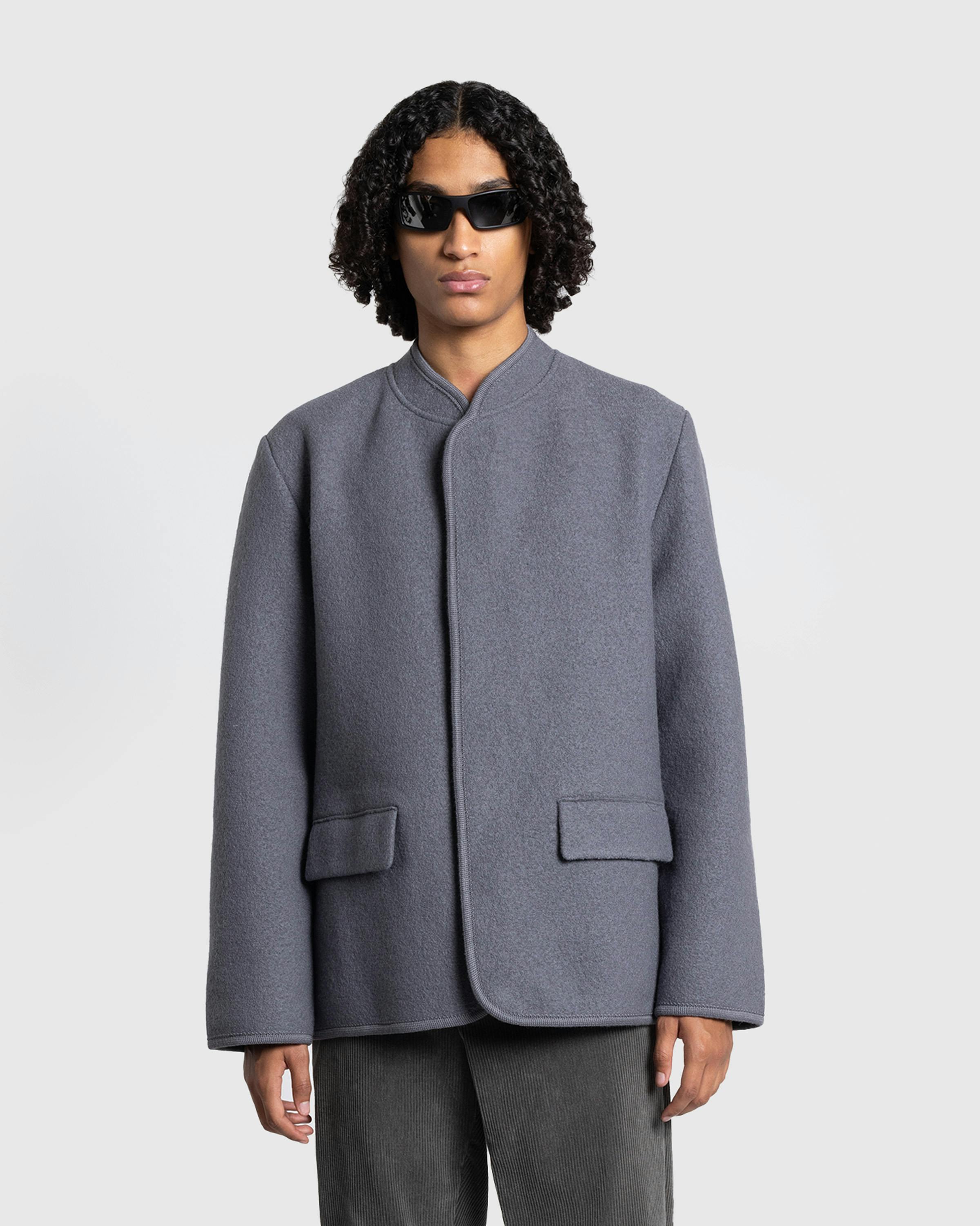 Rier – Walker Compact City Jacket Castlerock Felted Grey - Jackets - Grey - Image 2