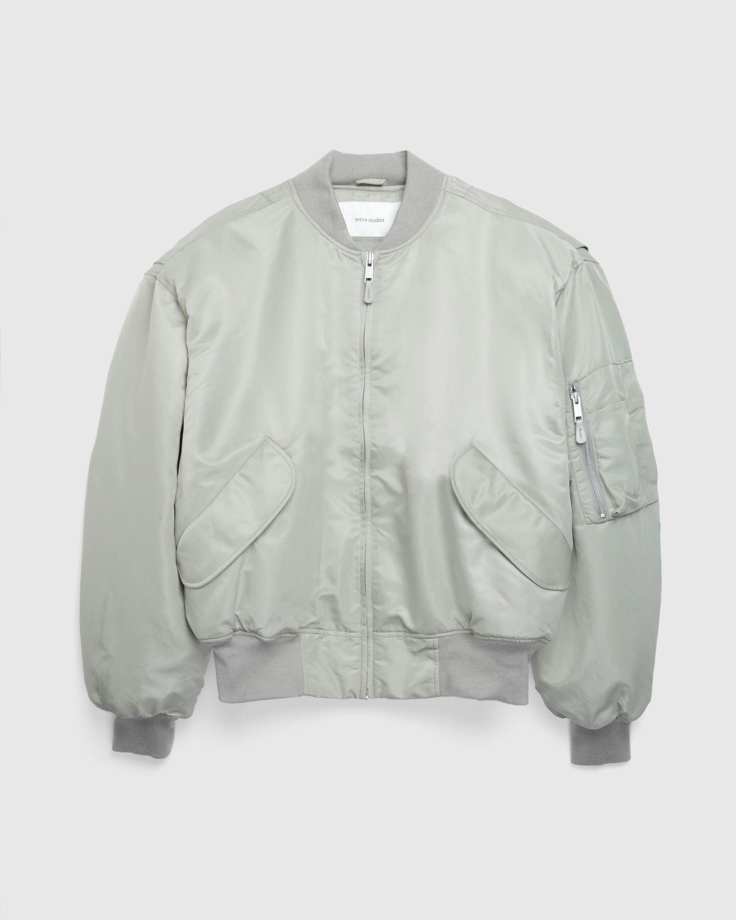 Entire Studios – Broad Bomber Grey - Bomber Jackets - Grey - Image 1