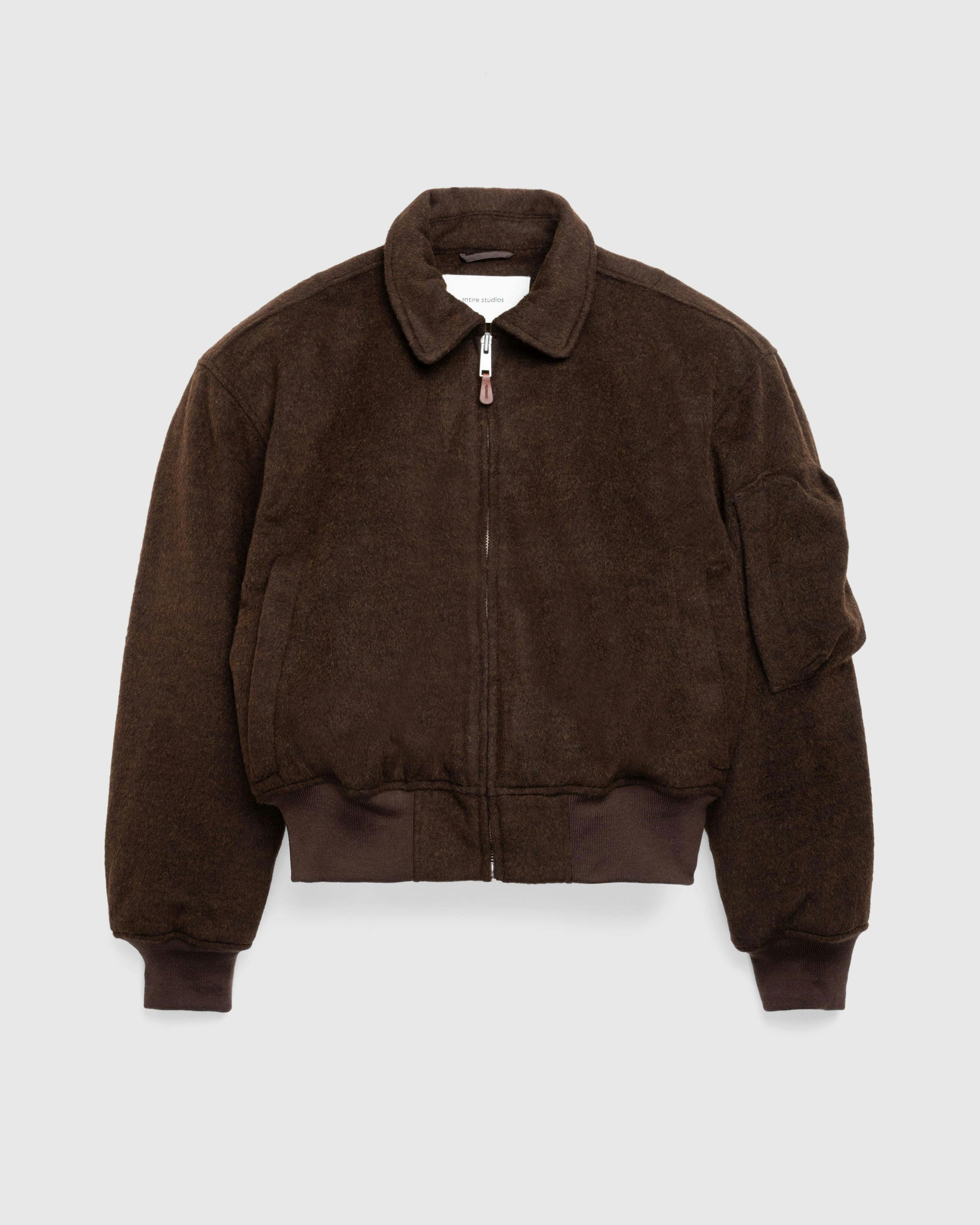 Entire Studios – Duke Bomber Bourbon - Bomber Jackets - Brown - Image 1