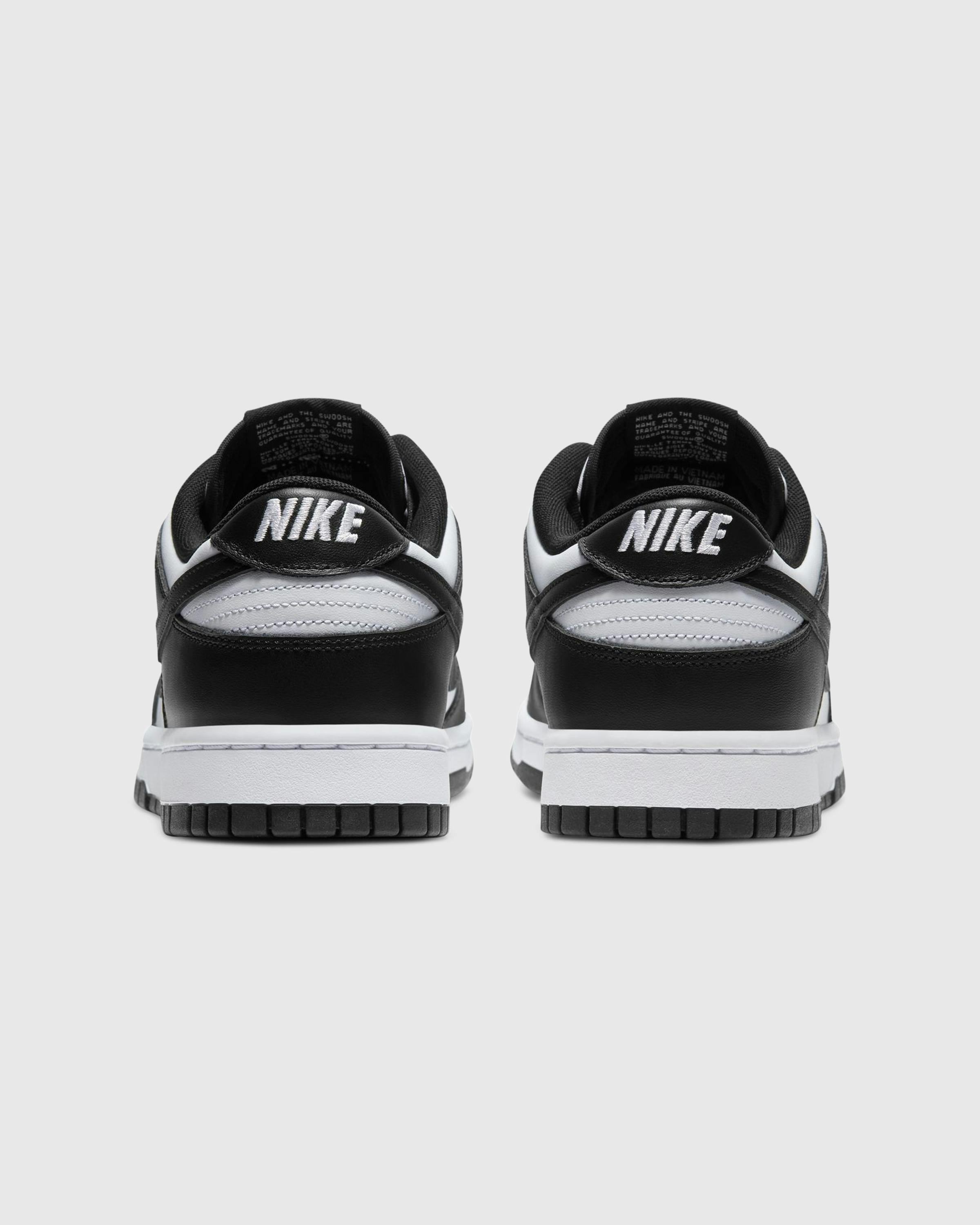 Nike – Dunk Low Retro White/Black-White - Low Top Sneakers - White - Image 5