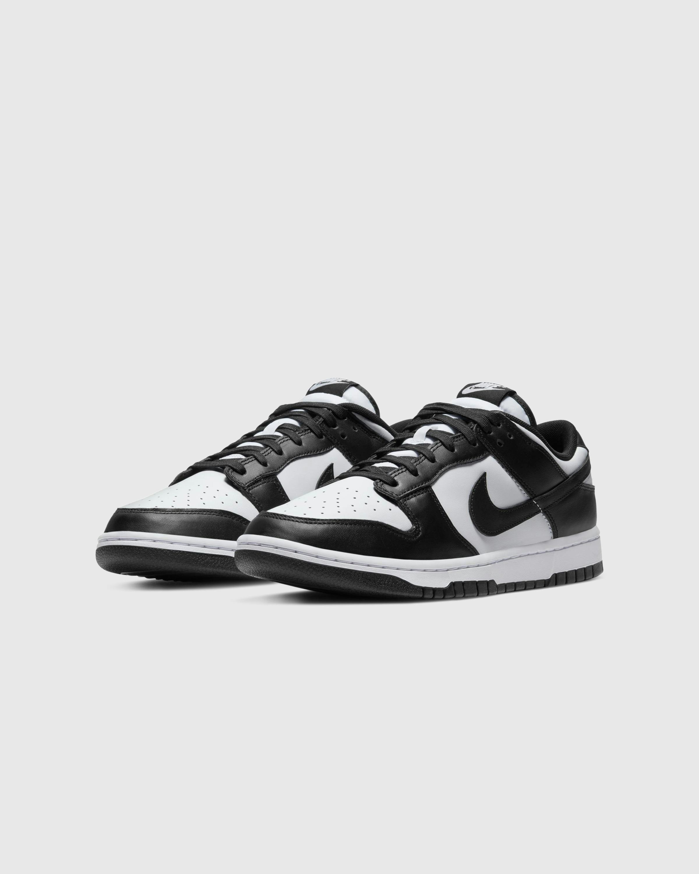 Nike – Dunk Low Retro White/Black-White - Low Top Sneakers - White - Image 3