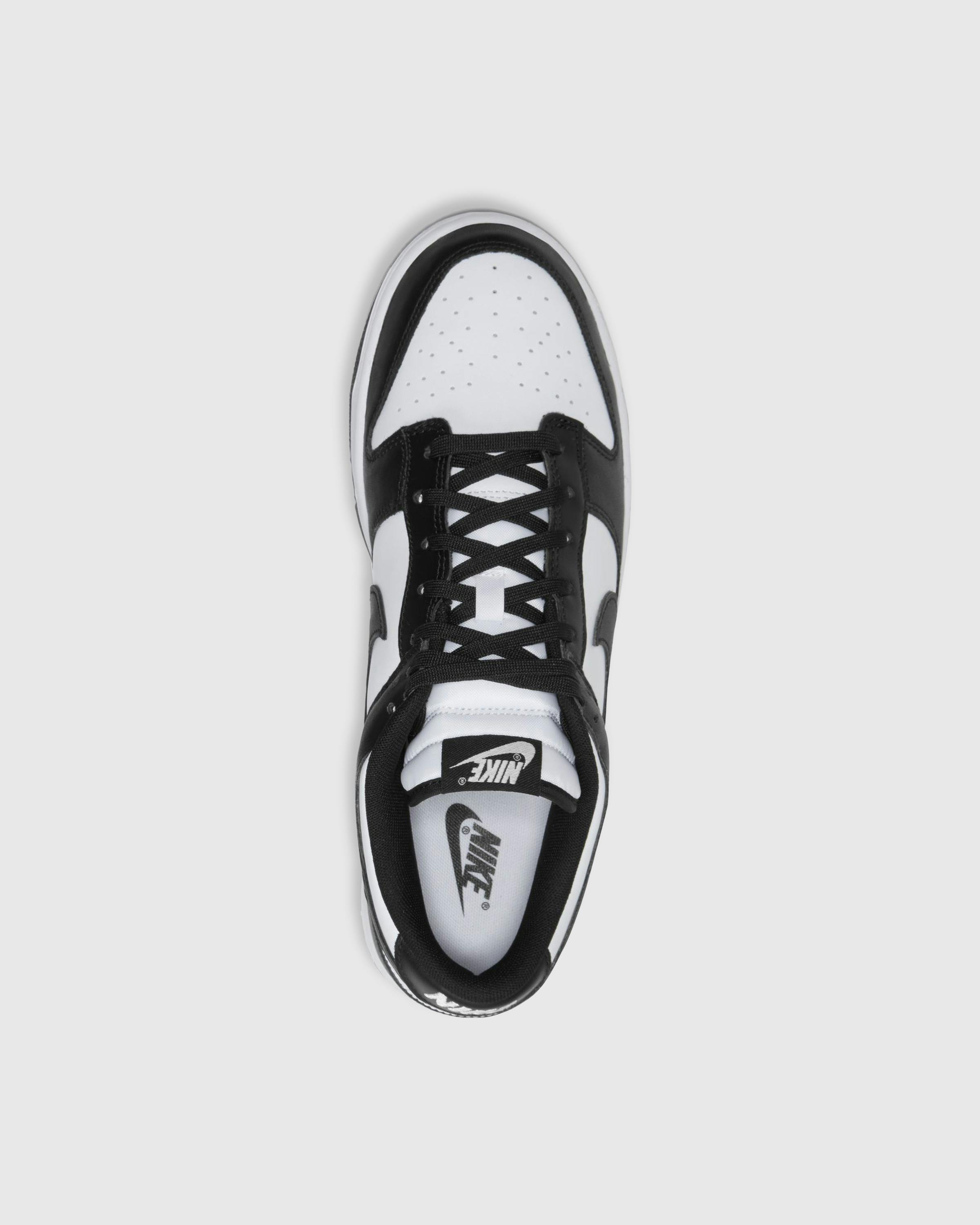 Nike – Dunk Low Retro White/Black-White - Low Top Sneakers - White - Image 4