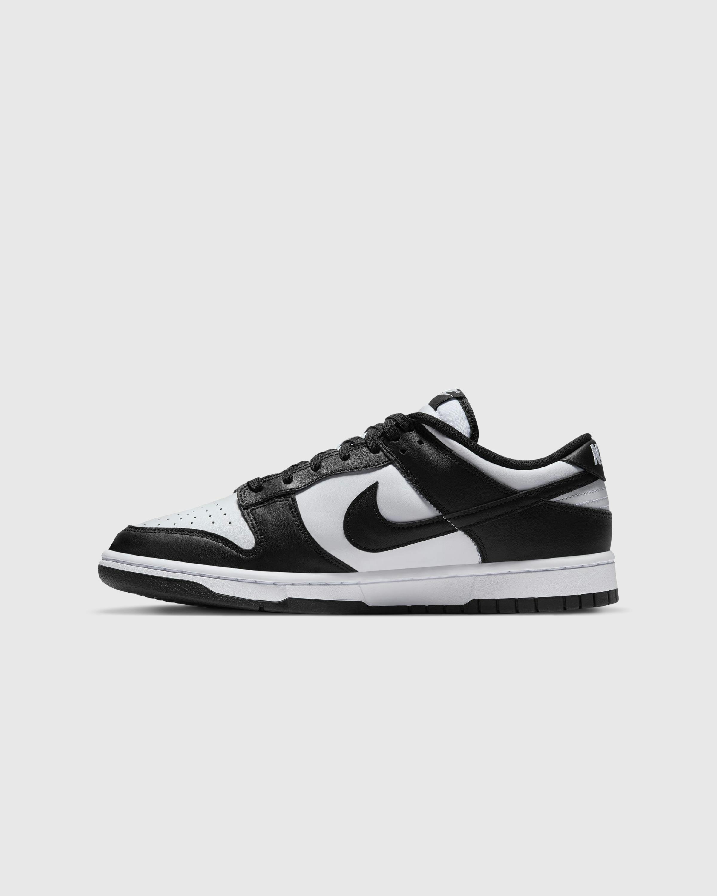 Nike – Dunk Low Retro White/Black-White - Low Top Sneakers - White - Image 2