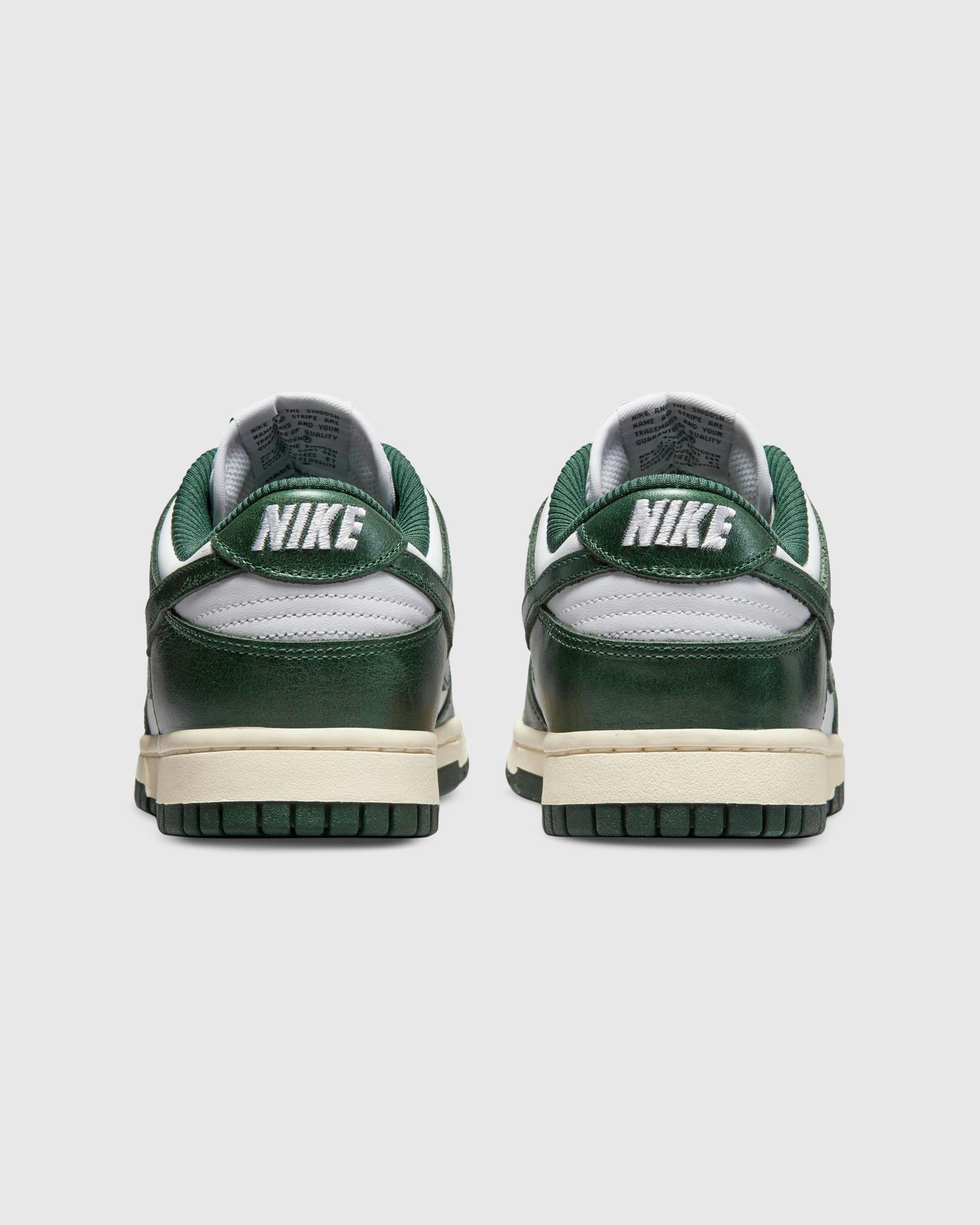 Nike – Dunk Low Retro White/Pacific Moss - Low Top Sneakers - White - Image 5