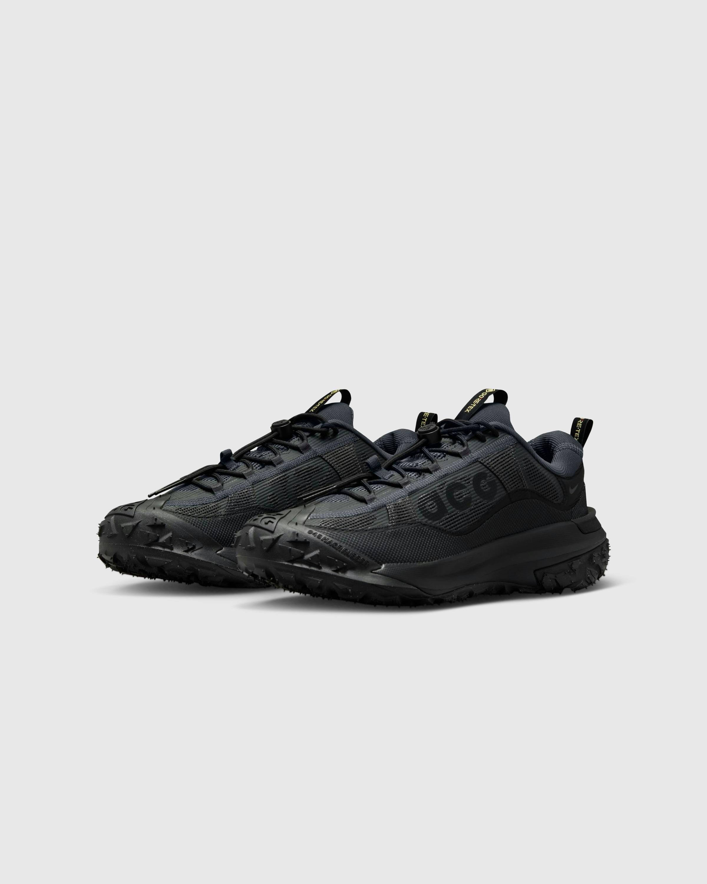 Nike – ACG Mountain Fly 2 Low GORE-TEX DK Smoke Grey/Black-Black-Anthracite - Low Top Sneakers - Grey - Image 3