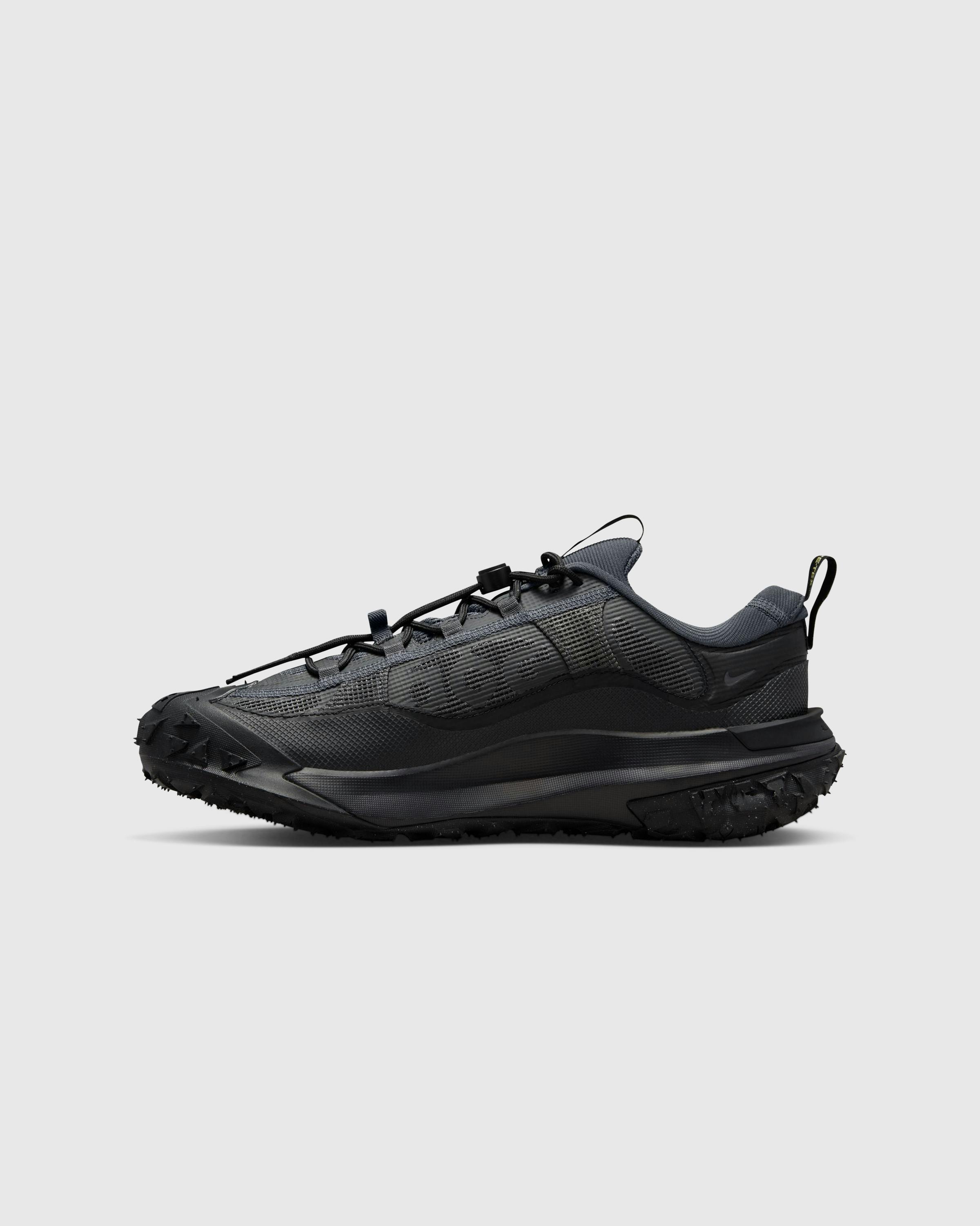 Nike – ACG Mountain Fly 2 Low GORE-TEX DK Smoke Grey/Black-Black-Anthracite - Low Top Sneakers - Grey - Image 2