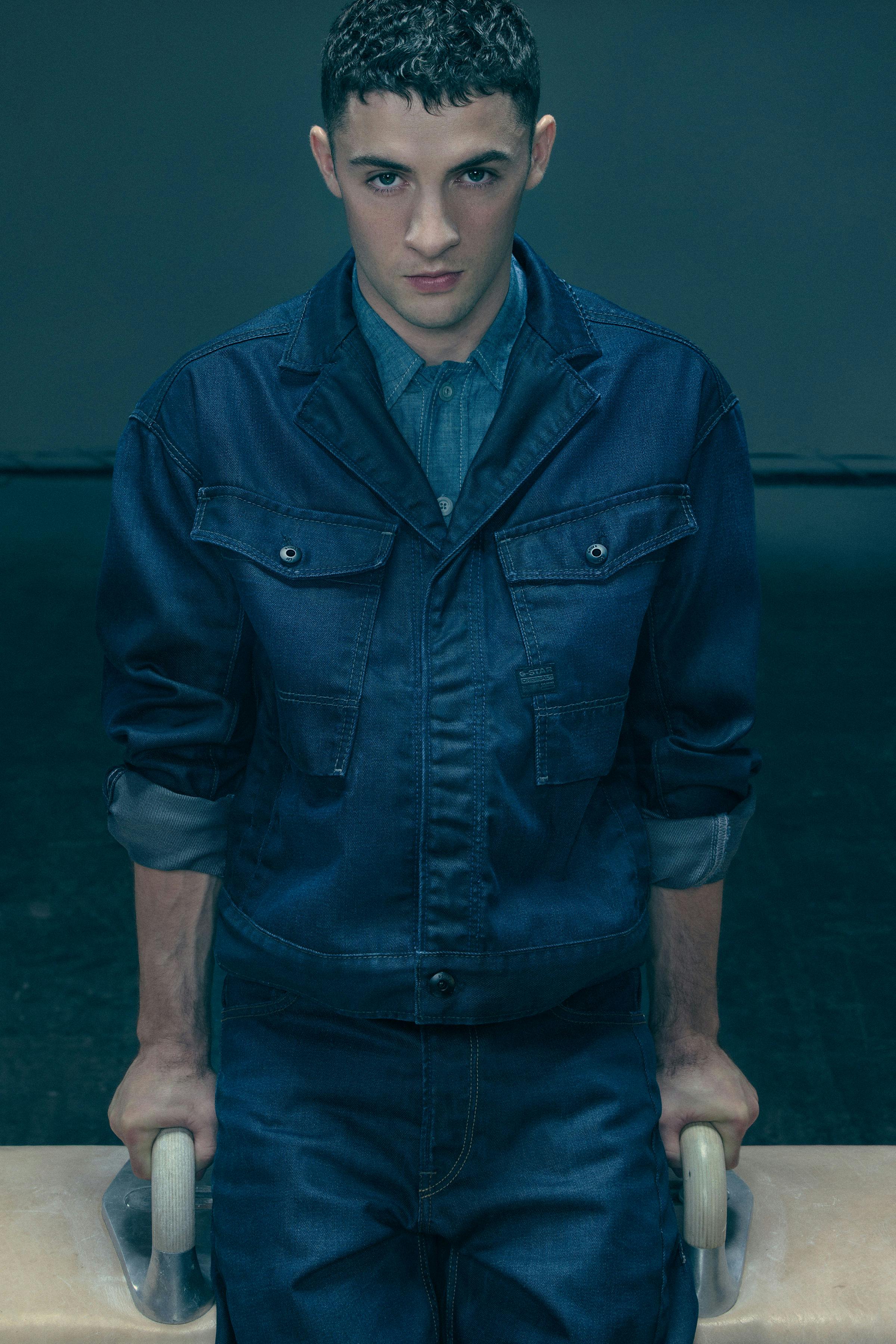 Rhys McClenaghan in G-Star denim collection