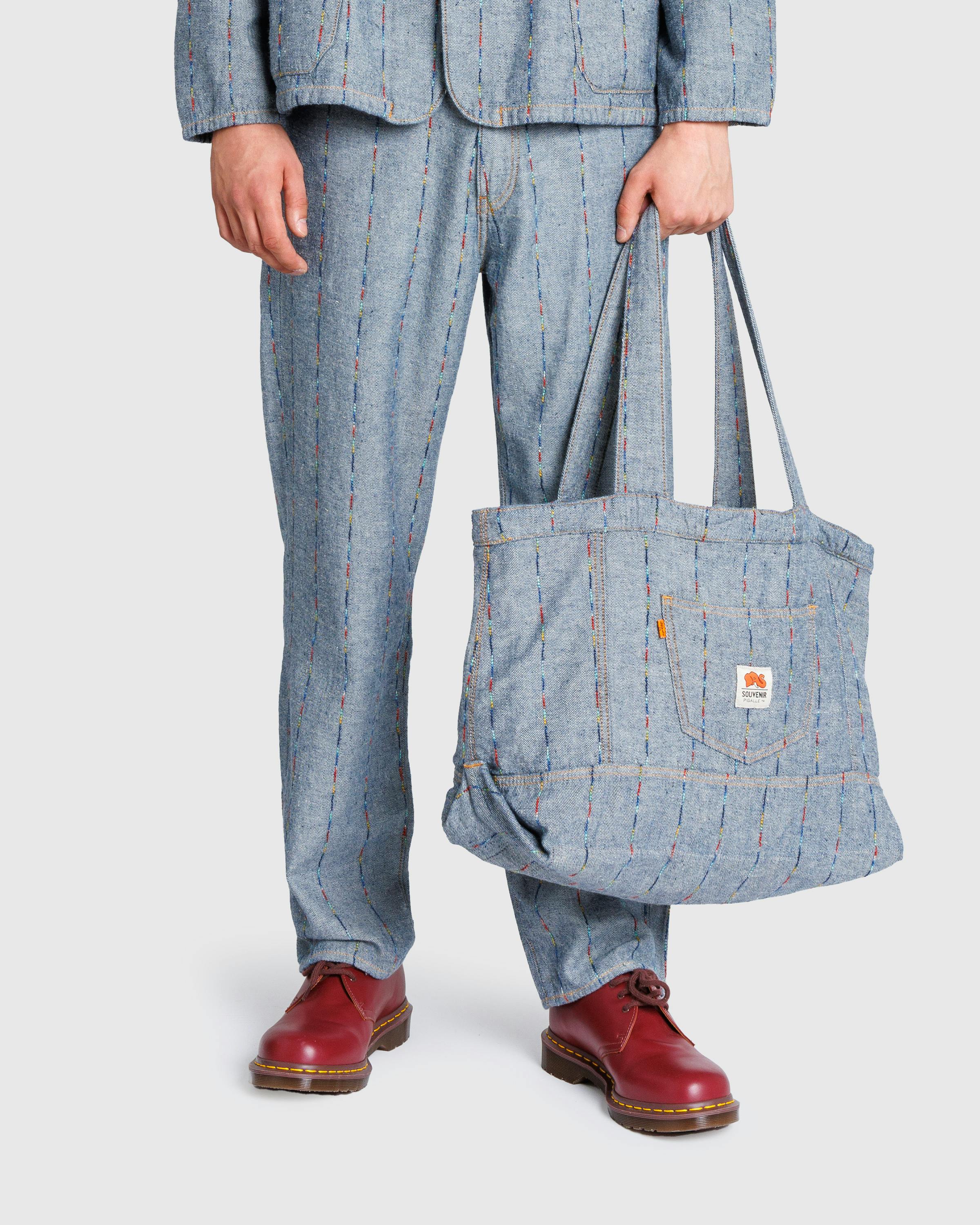 Levi's x Pigalle – X PIGALLE TOTE PIGALLE MALLARD BLUE - Tote Bags - Blue - Image 2