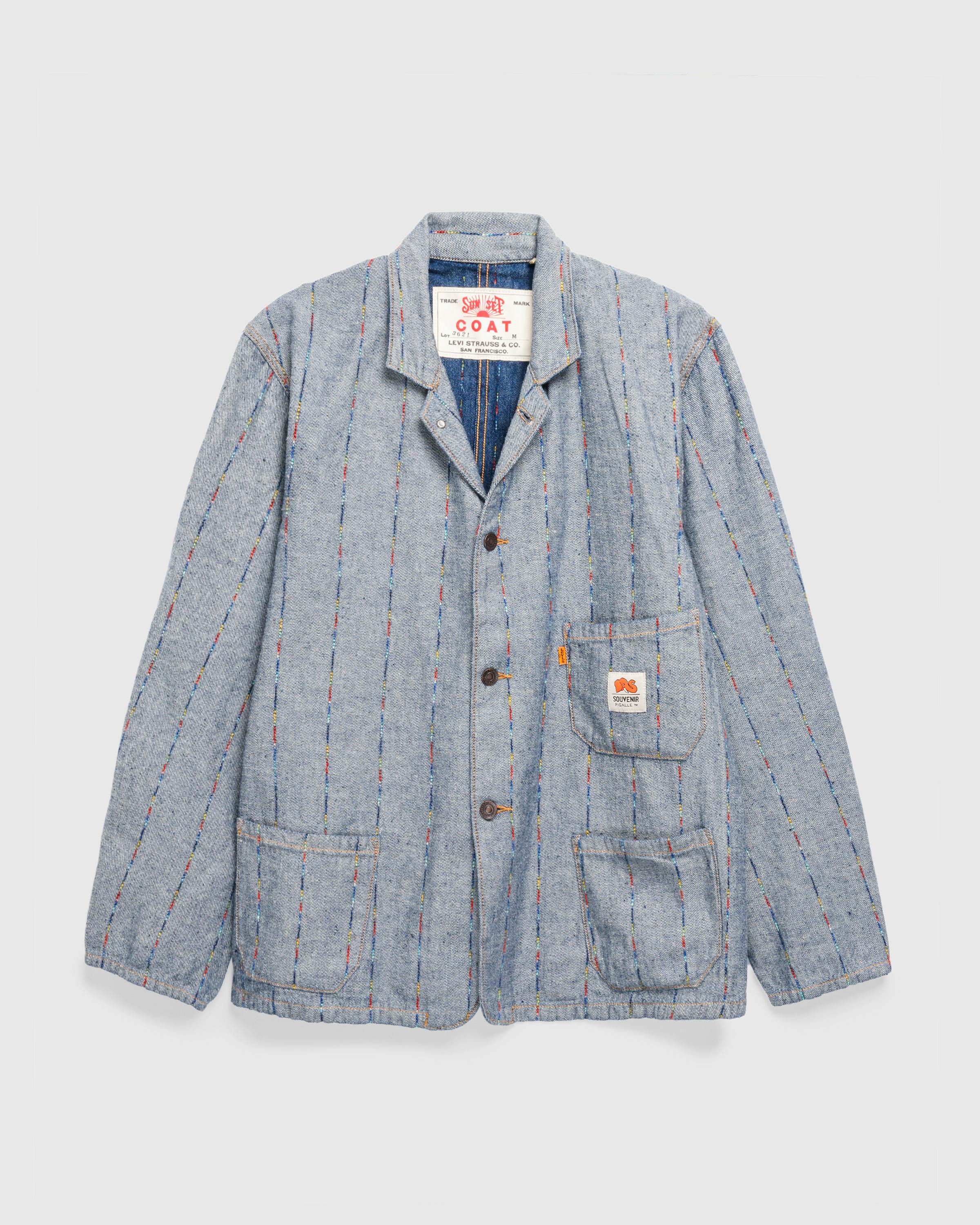 Levi's x Pigalle – LSE 1920'S SUNSET COAT PIGALLE MALLARD BLUE - Trench Coats - Blue - Image 1