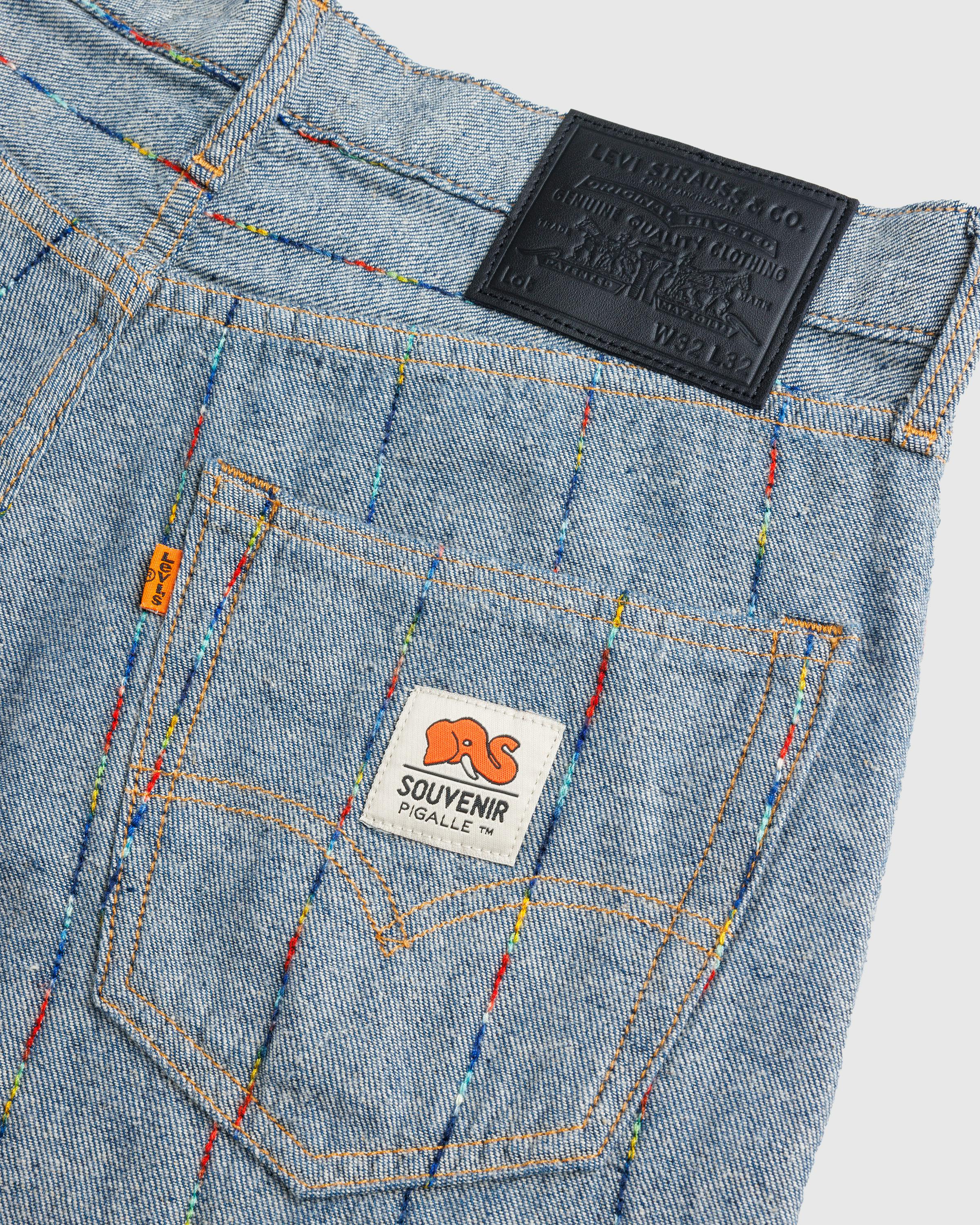 Levi's x Pigalle – LSE 568 LOOSE STRAIGHT PIGALLE MALLARD BLUE - Denim - Blue - Image 4