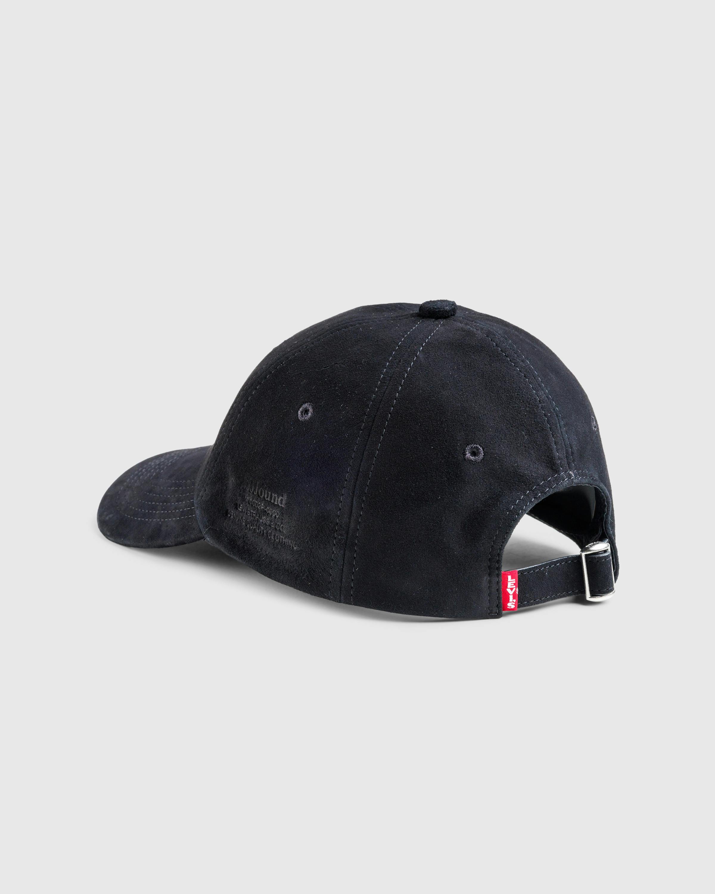 Levi's x JJJJound – SUEDE CAP BLACK - Caps - Black - Image 5