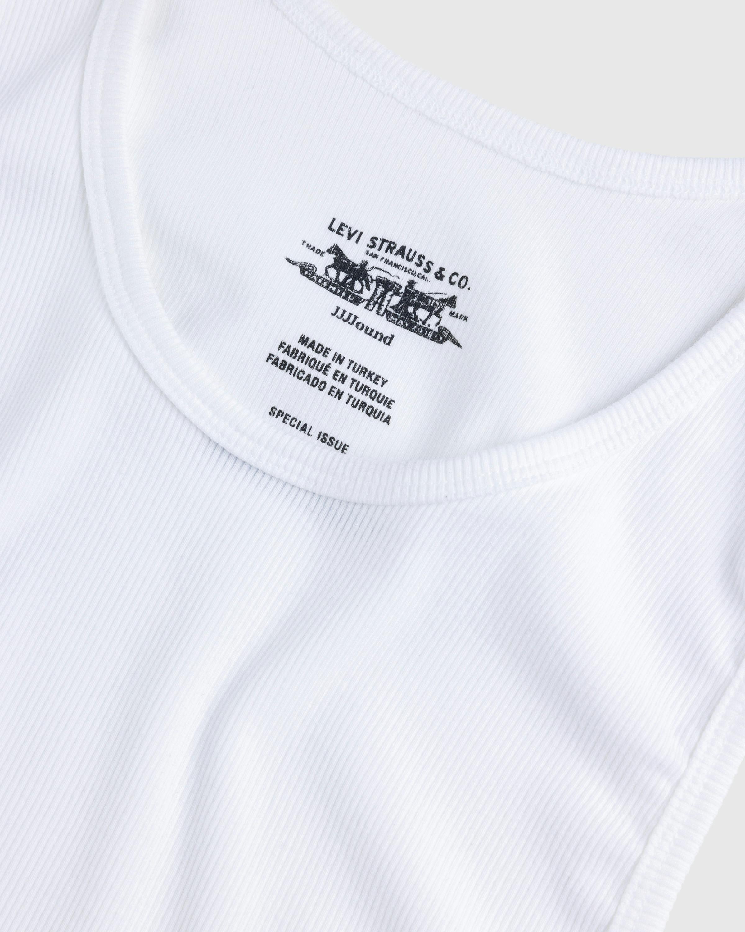 Levi's x JJJJound – TANK BRIGHT WHITE - Tank Tops - White - Image 4