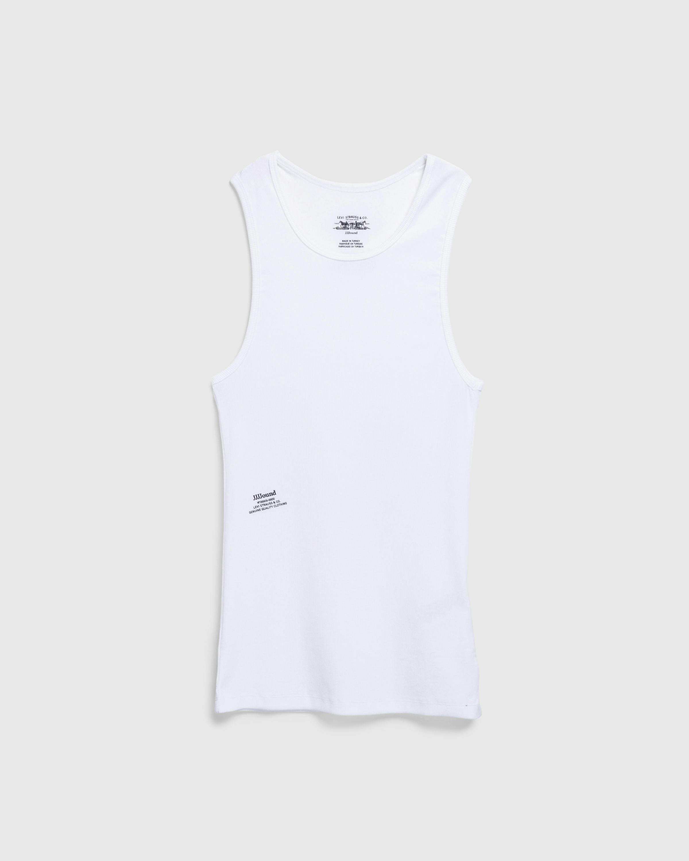 Levi's x JJJJound – TANK BRIGHT WHITE - Tank Tops - White - Image 1