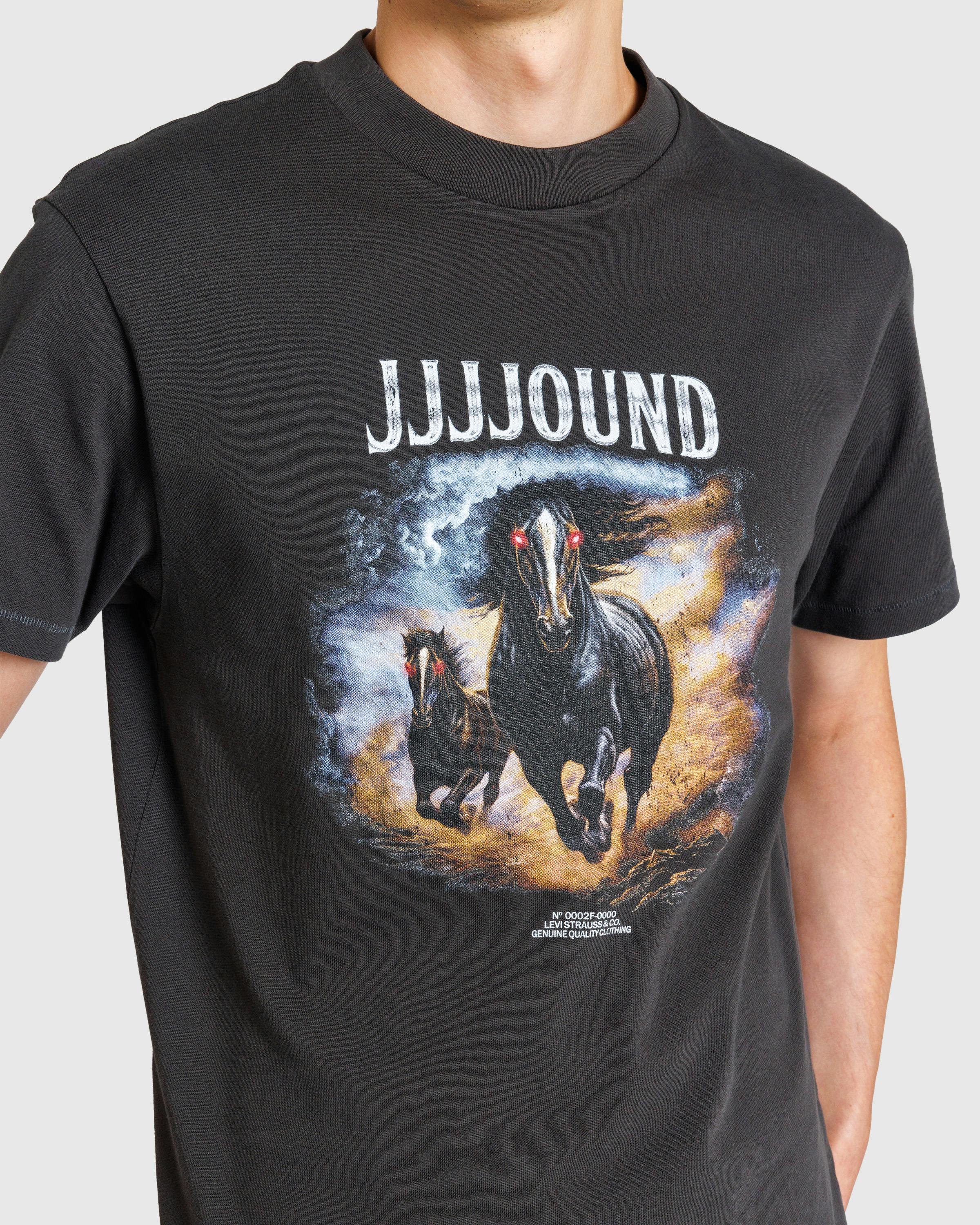 Levi's x JJJJound – GRAPHIC TEE DARK HORSE - T-Shirts - White - Image 7