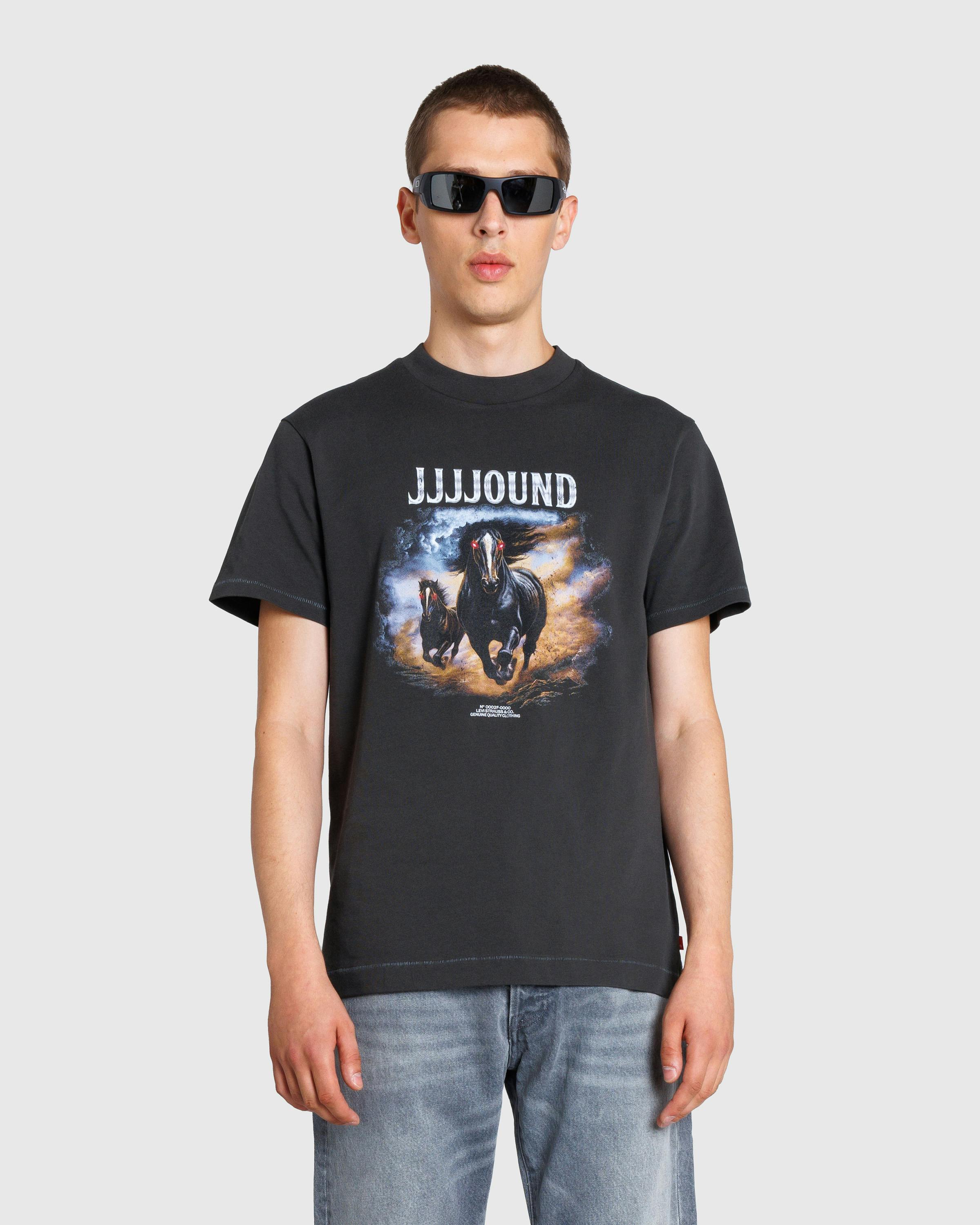 Levi's x JJJJound – GRAPHIC TEE DARK HORSE - T-Shirts - White - Image 2