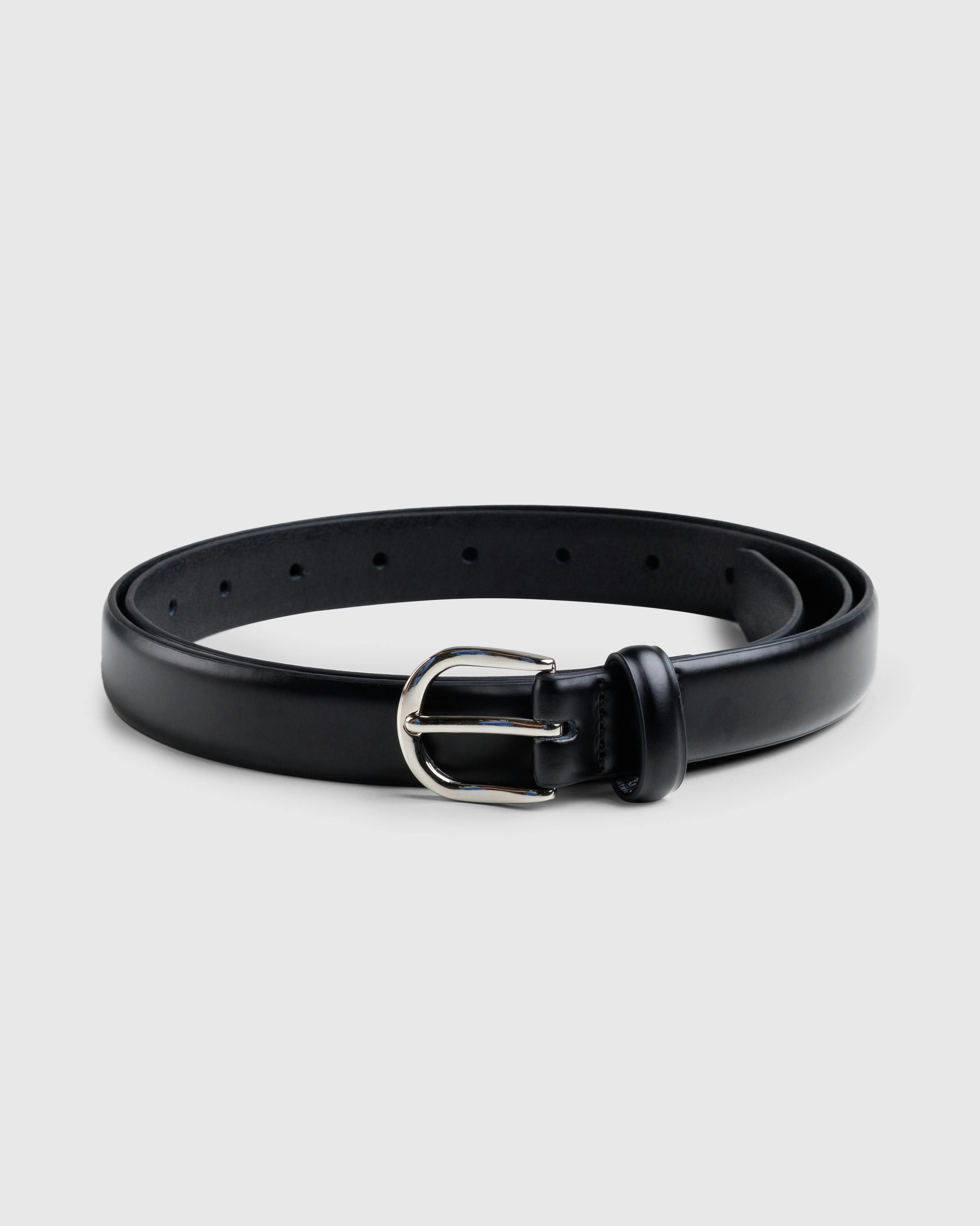 Galilee by Sea – Leather Belt Black - Belts - Black - Image 1