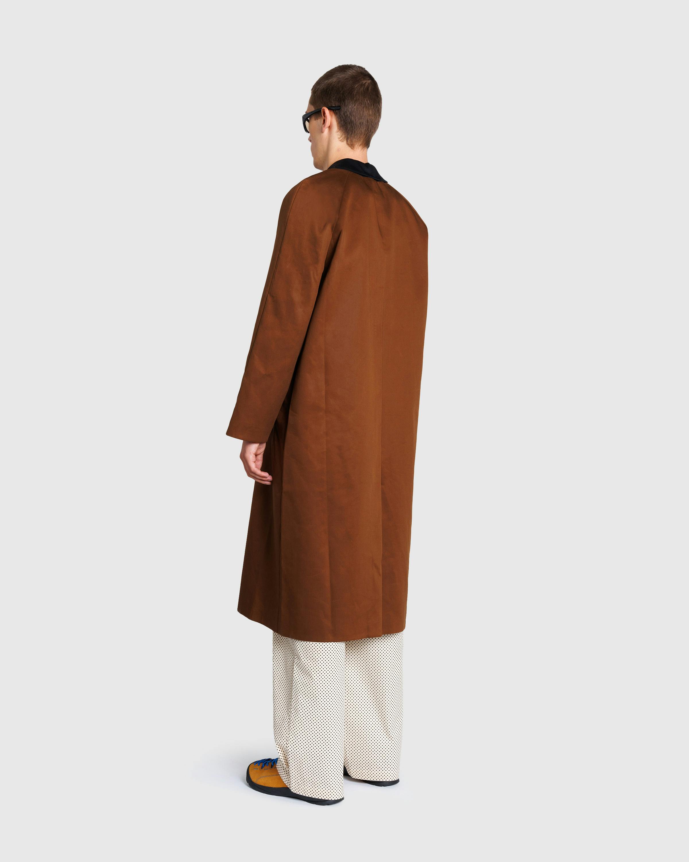 Galilee by Sea – Wide Raglan Overcoat Brown - Trench Coats - Brown - Image 6